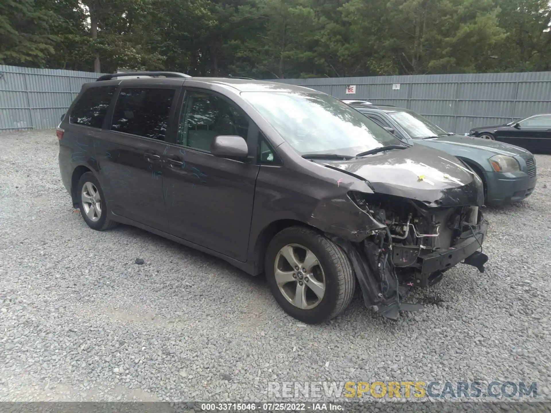 1 Фотография поврежденного автомобиля 5TDKZ3DCXKS968952 TOYOTA SIENNA 2019