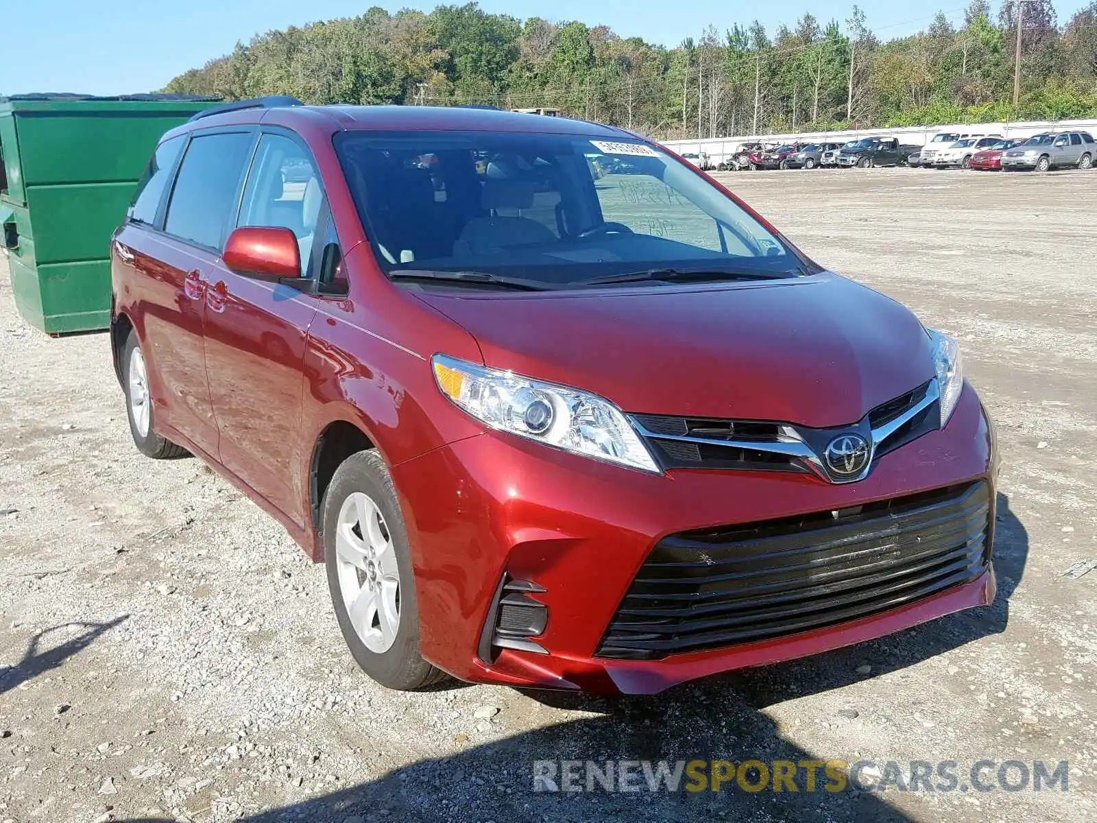 1 Photograph of a damaged car 5TDKZ3DCXKS973391 TOYOTA SIENNA 2019