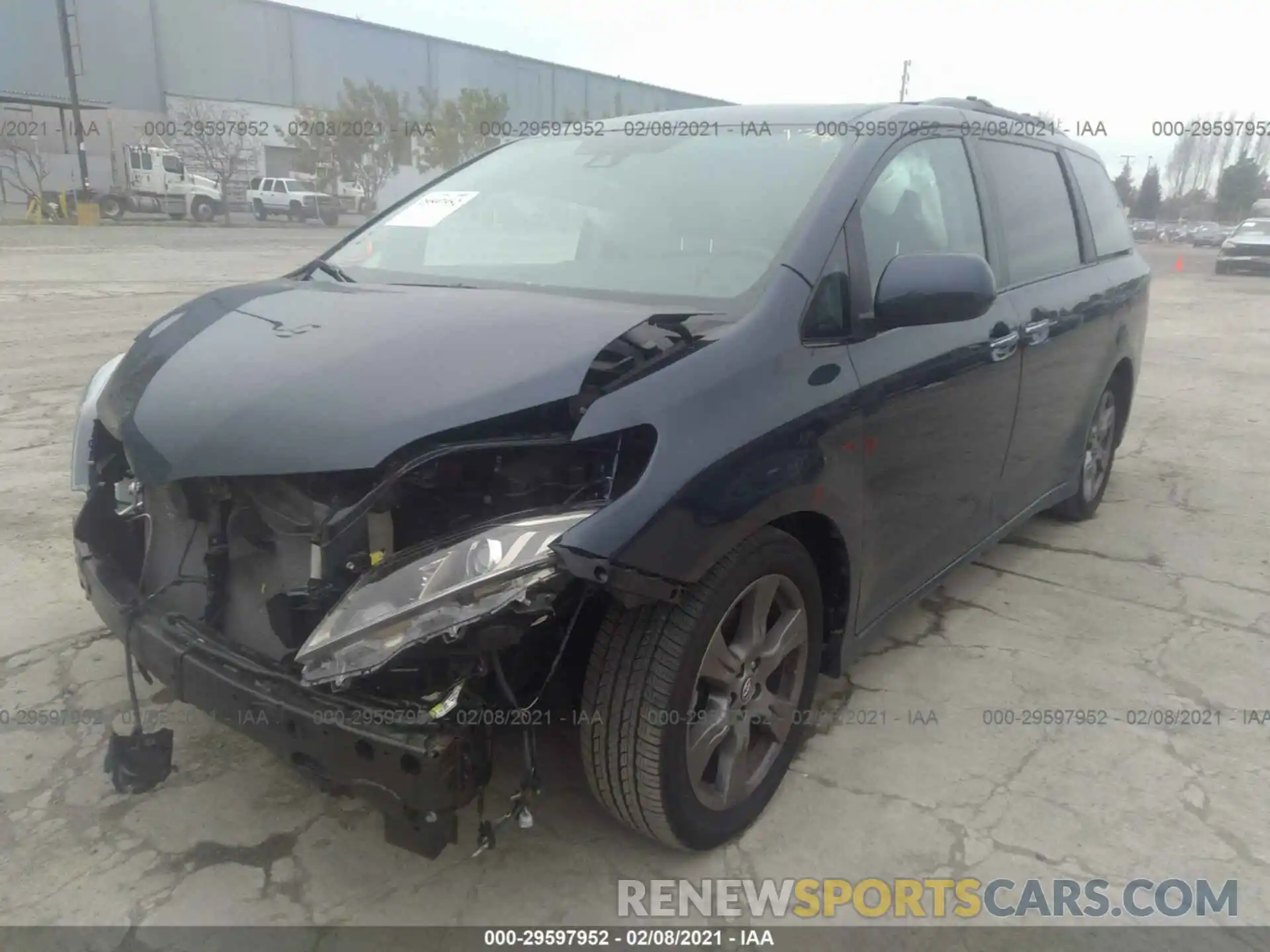 6 Фотография поврежденного автомобиля 5TDXZ3DC2KS007171 TOYOTA SIENNA 2019