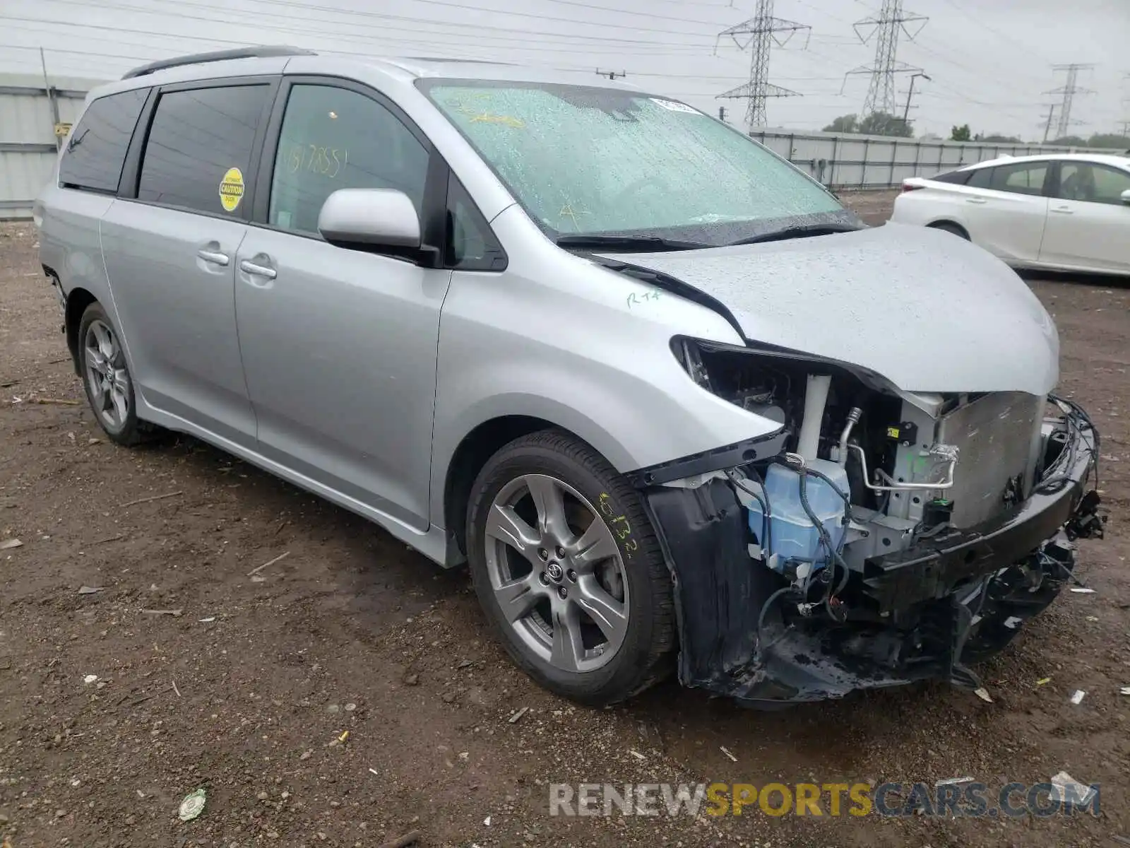 1 Photograph of a damaged car 5TDXZ3DC4KS981461 TOYOTA SIENNA 2019
