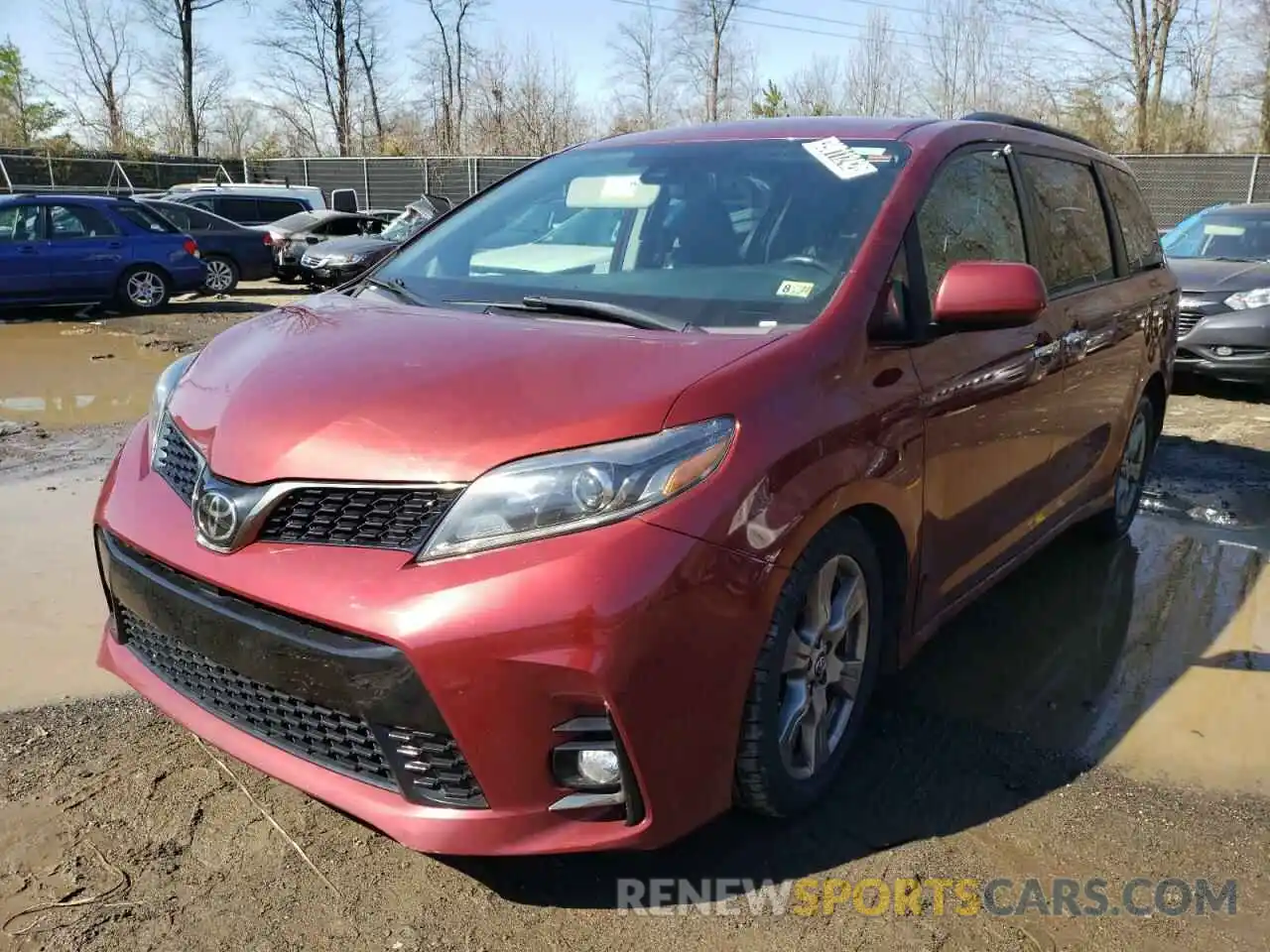 2 Фотография поврежденного автомобиля 5TDXZ3DC4KS986093 TOYOTA SIENNA 2019