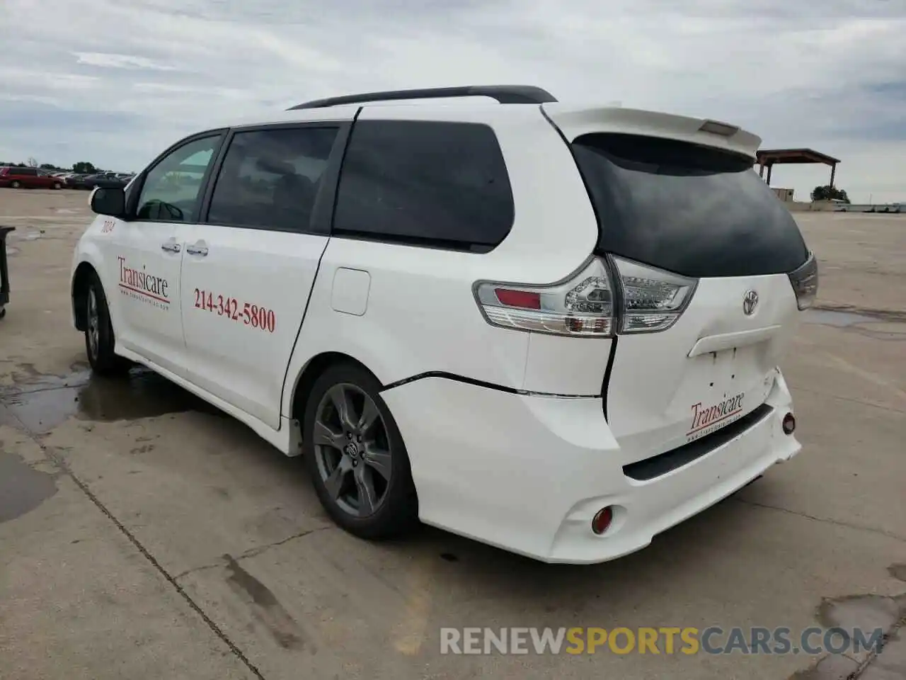 3 Фотография поврежденного автомобиля 5TDXZ3DC6KS984622 TOYOTA SIENNA 2019