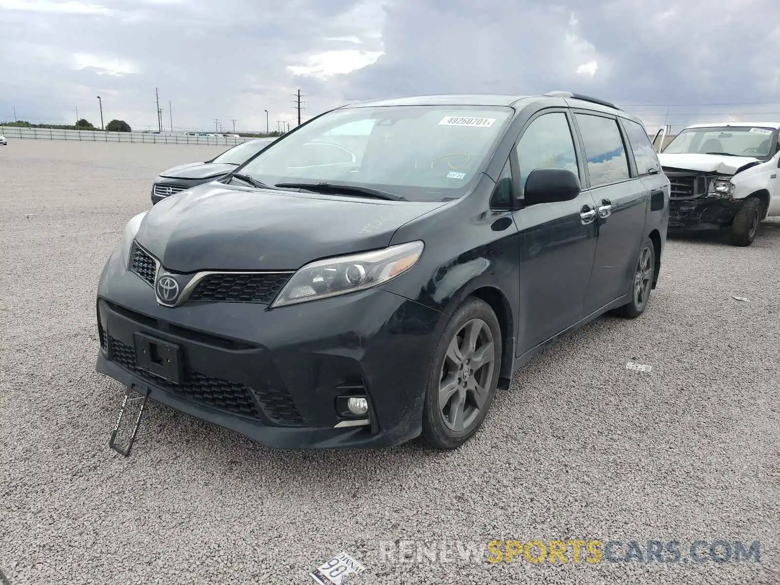 2 Photograph of a damaged car 5TDXZ3DC7KS971006 TOYOTA SIENNA 2019