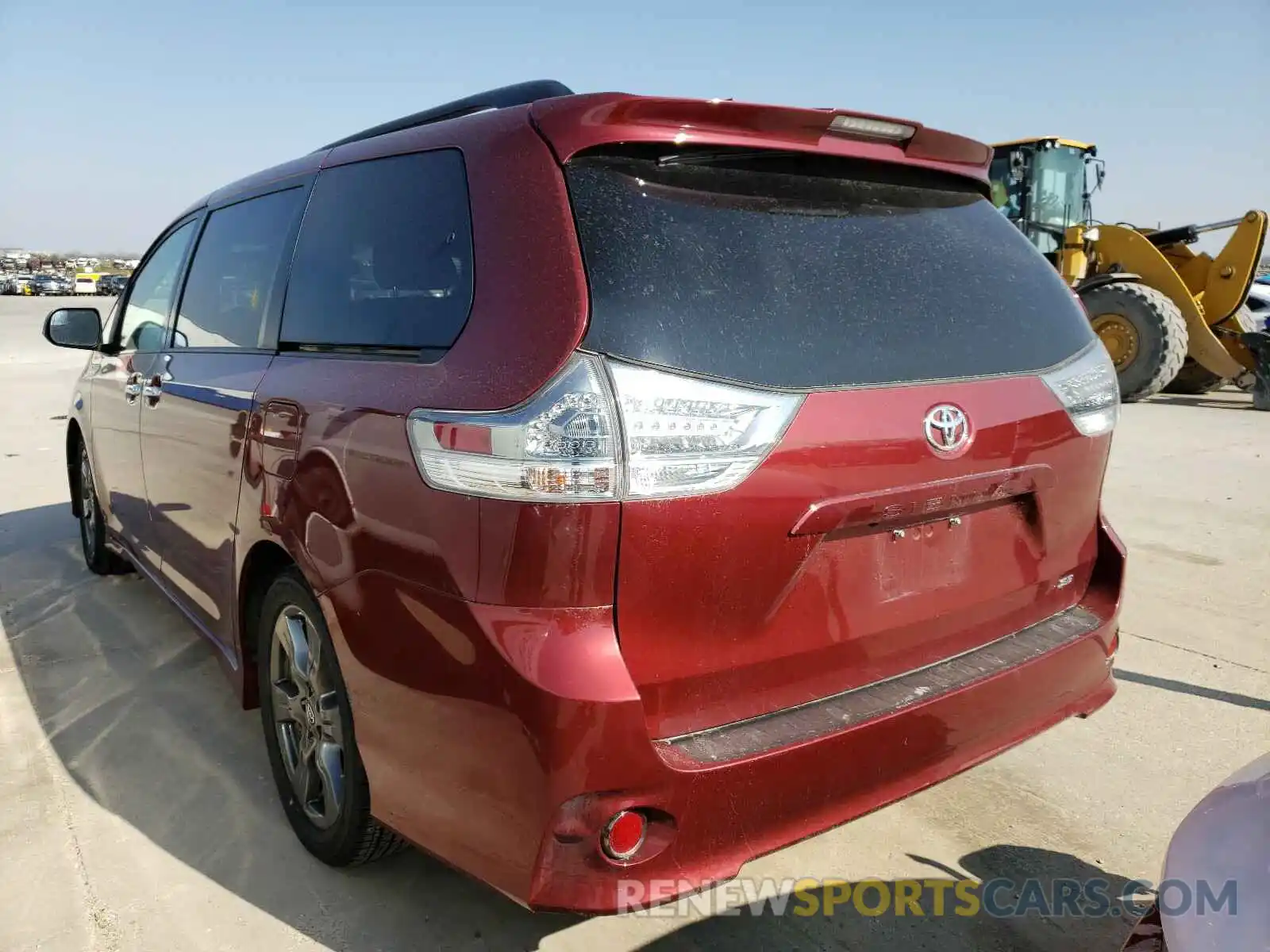 3 Фотография поврежденного автомобиля 5TDXZ3DC8KS986162 TOYOTA SIENNA 2019