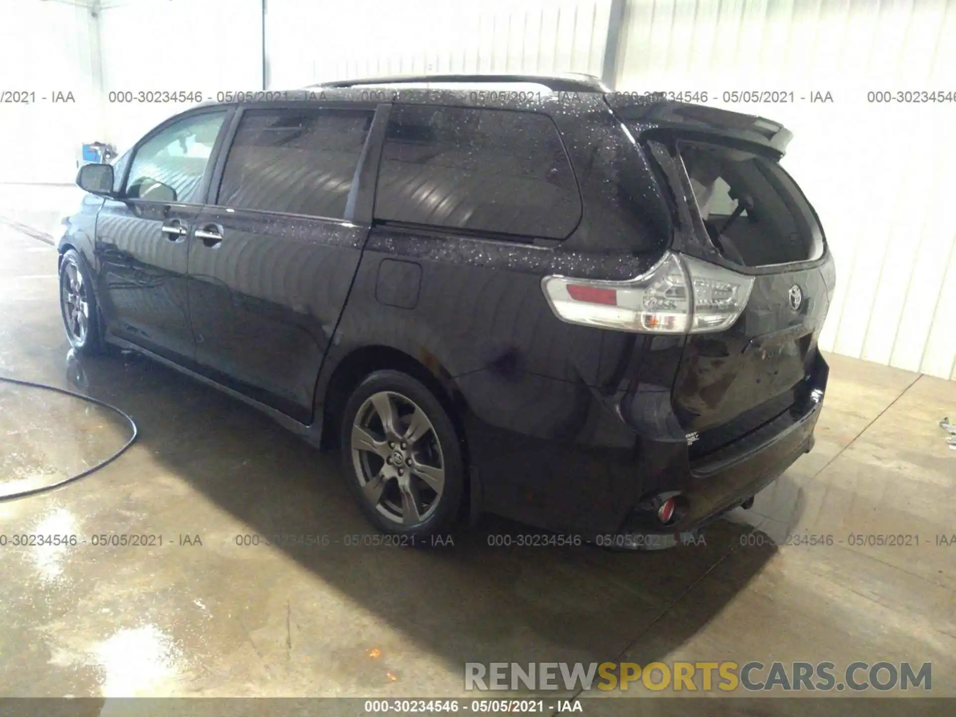 3 Фотография поврежденного автомобиля 5TDXZ3DC9KS019513 TOYOTA SIENNA 2019