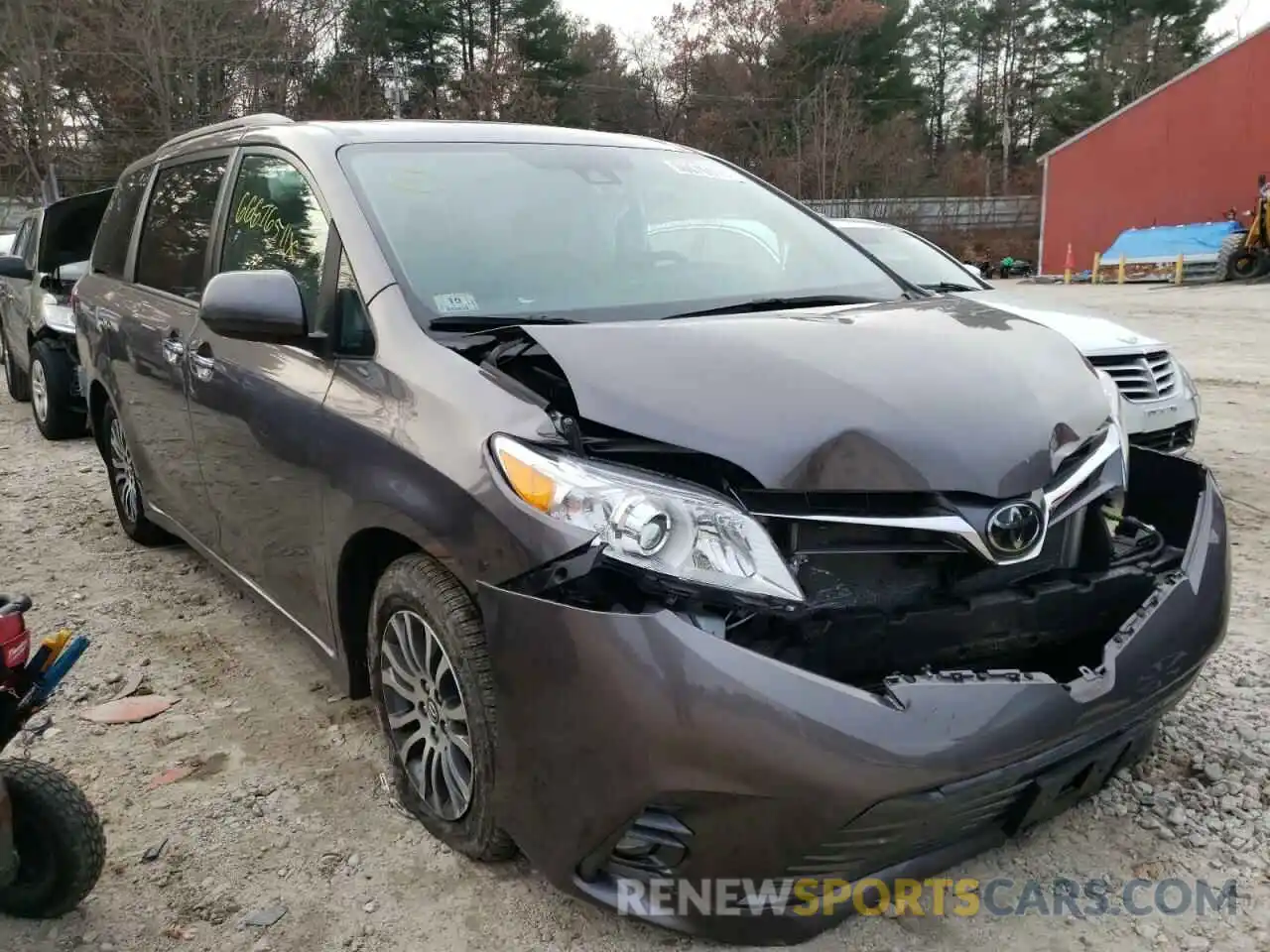 1 Photograph of a damaged car 5TDYZ3DC0KS005262 TOYOTA SIENNA 2019