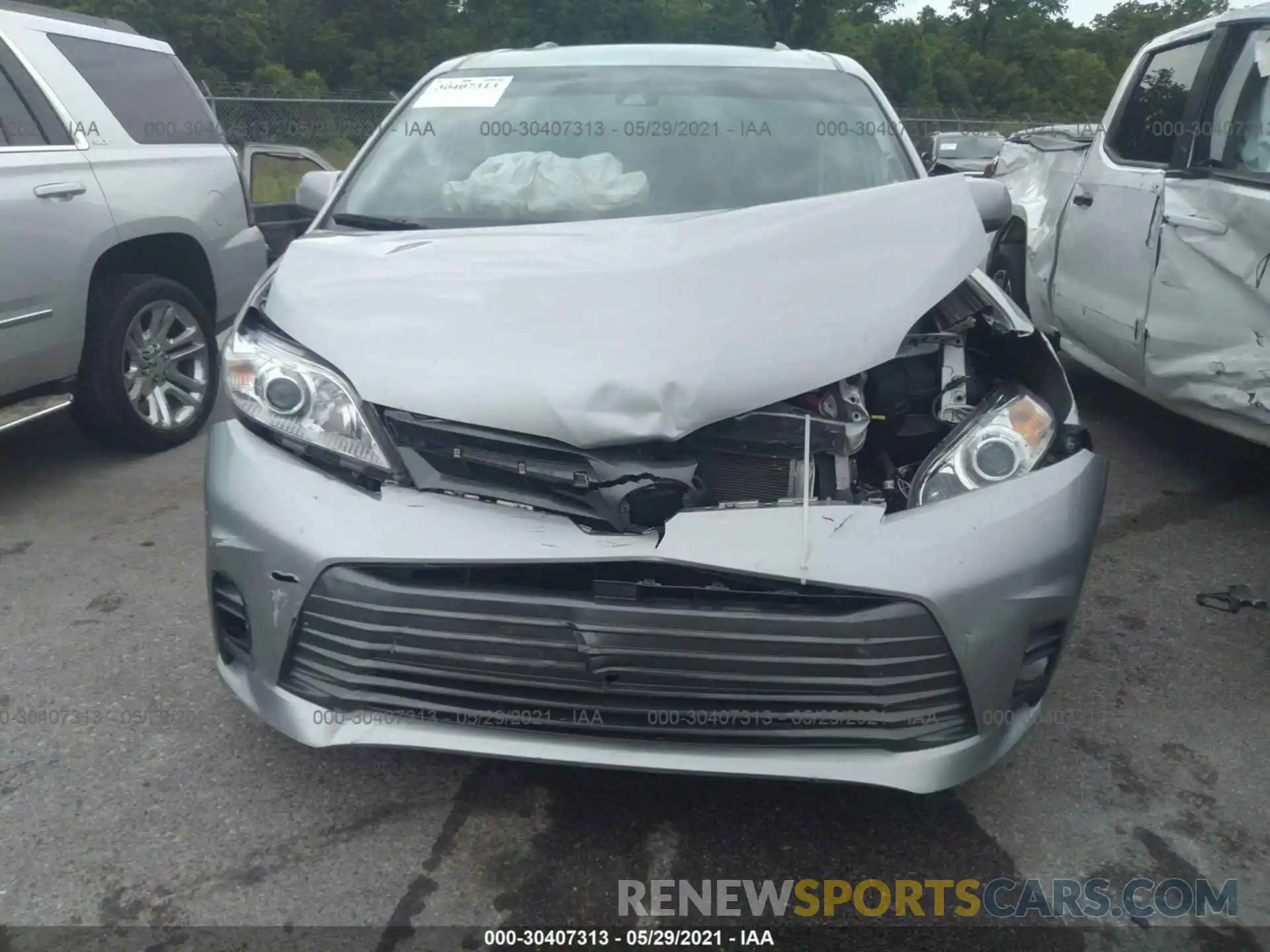 6 Photograph of a damaged car 5TDYZ3DC0KS980974 TOYOTA SIENNA 2019