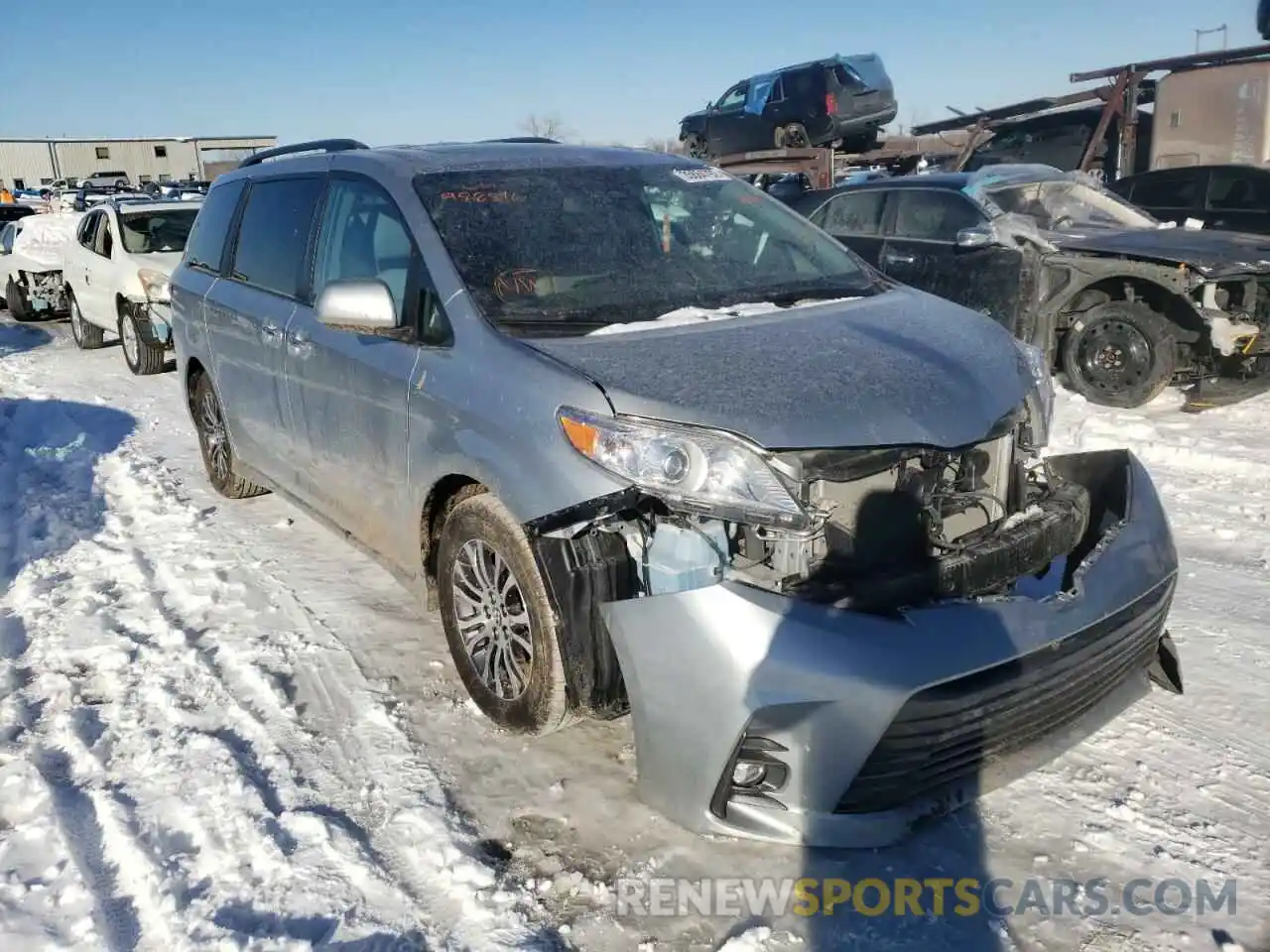 1 Photograph of a damaged car 5TDYZ3DC0KS988816 TOYOTA SIENNA 2019