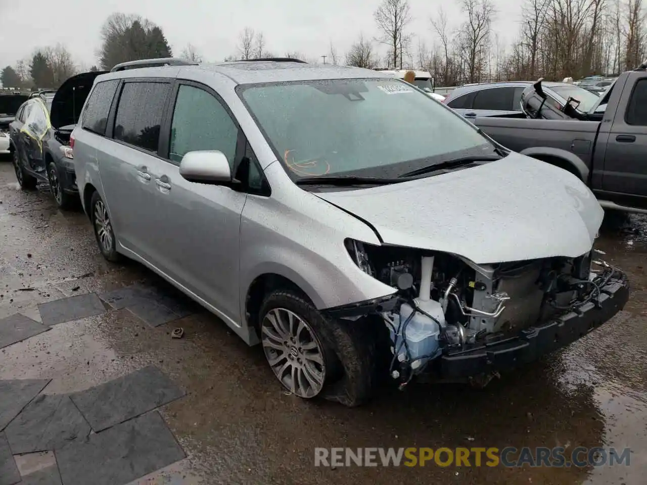 1 Photograph of a damaged car 5TDYZ3DC1KS004055 TOYOTA SIENNA 2019