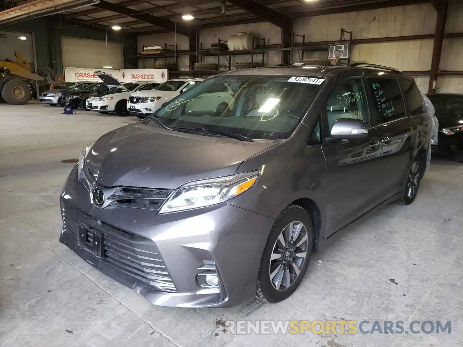 2 Photograph of a damaged car 5TDYZ3DC2KS013332 TOYOTA SIENNA 2019