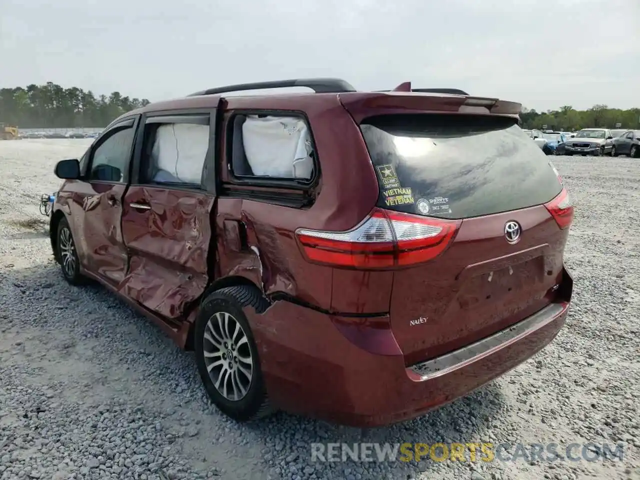 3 Фотография поврежденного автомобиля 5TDYZ3DC2KS966669 TOYOTA SIENNA 2019