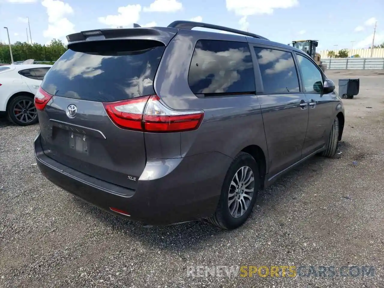 4 Фотография поврежденного автомобиля 5TDYZ3DC2KS984430 TOYOTA SIENNA 2019