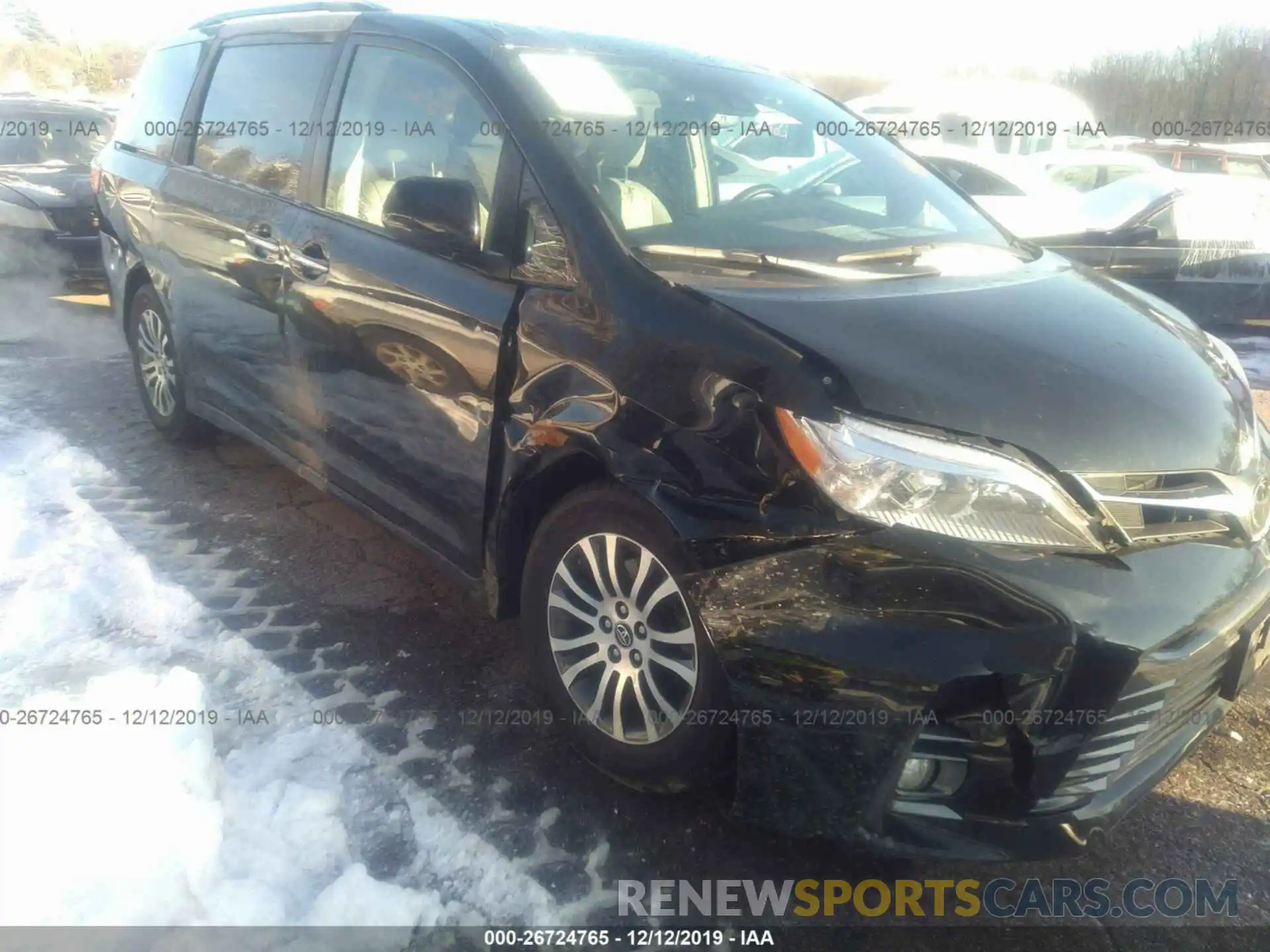 6 Фотография поврежденного автомобиля 5TDYZ3DC3KS012741 TOYOTA SIENNA 2019