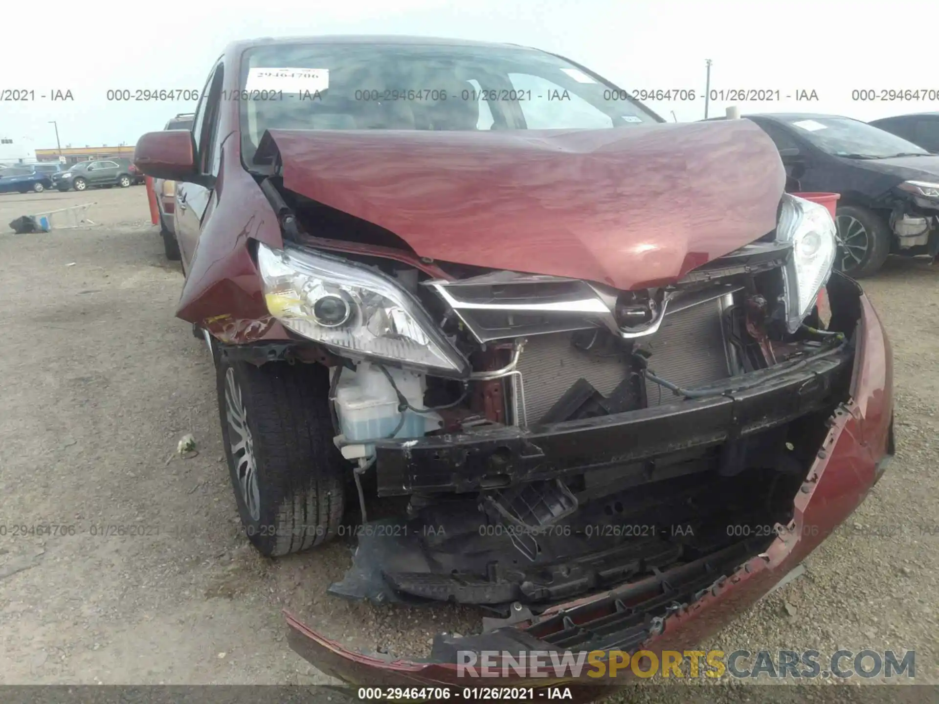 6 Photograph of a damaged car 5TDYZ3DC3KS972061 TOYOTA SIENNA 2019