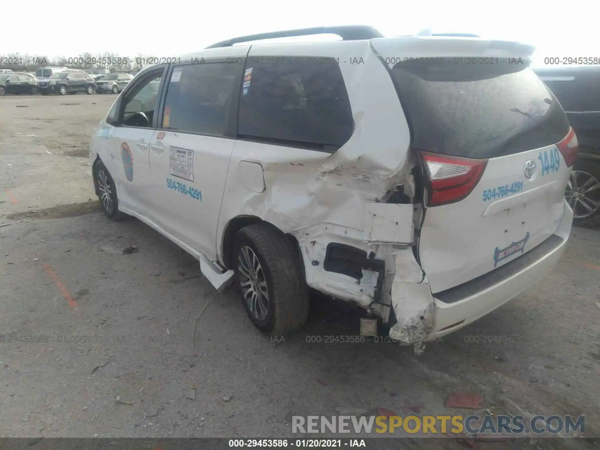 6 Photograph of a damaged car 5TDYZ3DC3KS973601 TOYOTA SIENNA 2019