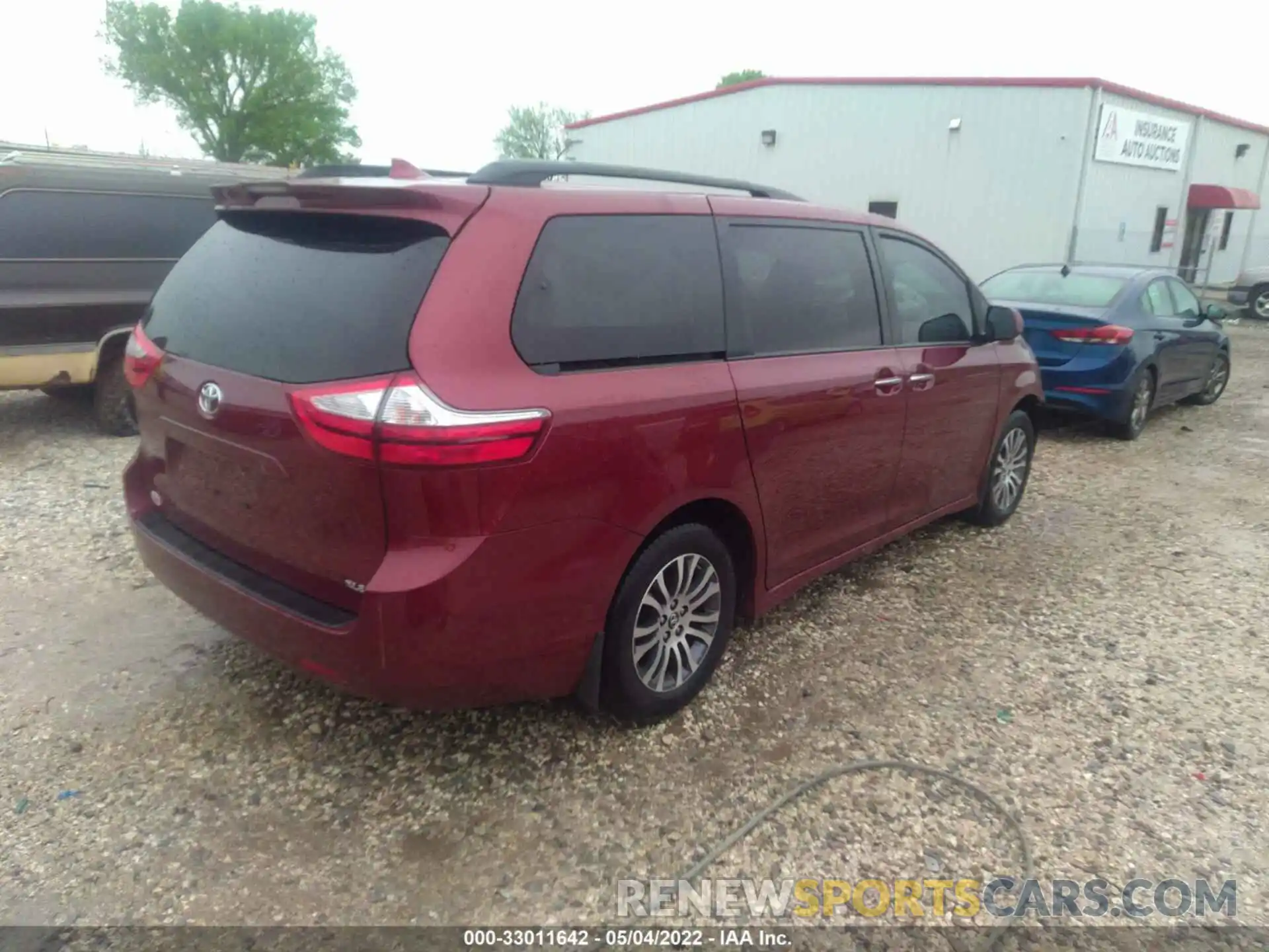 4 Фотография поврежденного автомобиля 5TDYZ3DC3KS993539 TOYOTA SIENNA 2019