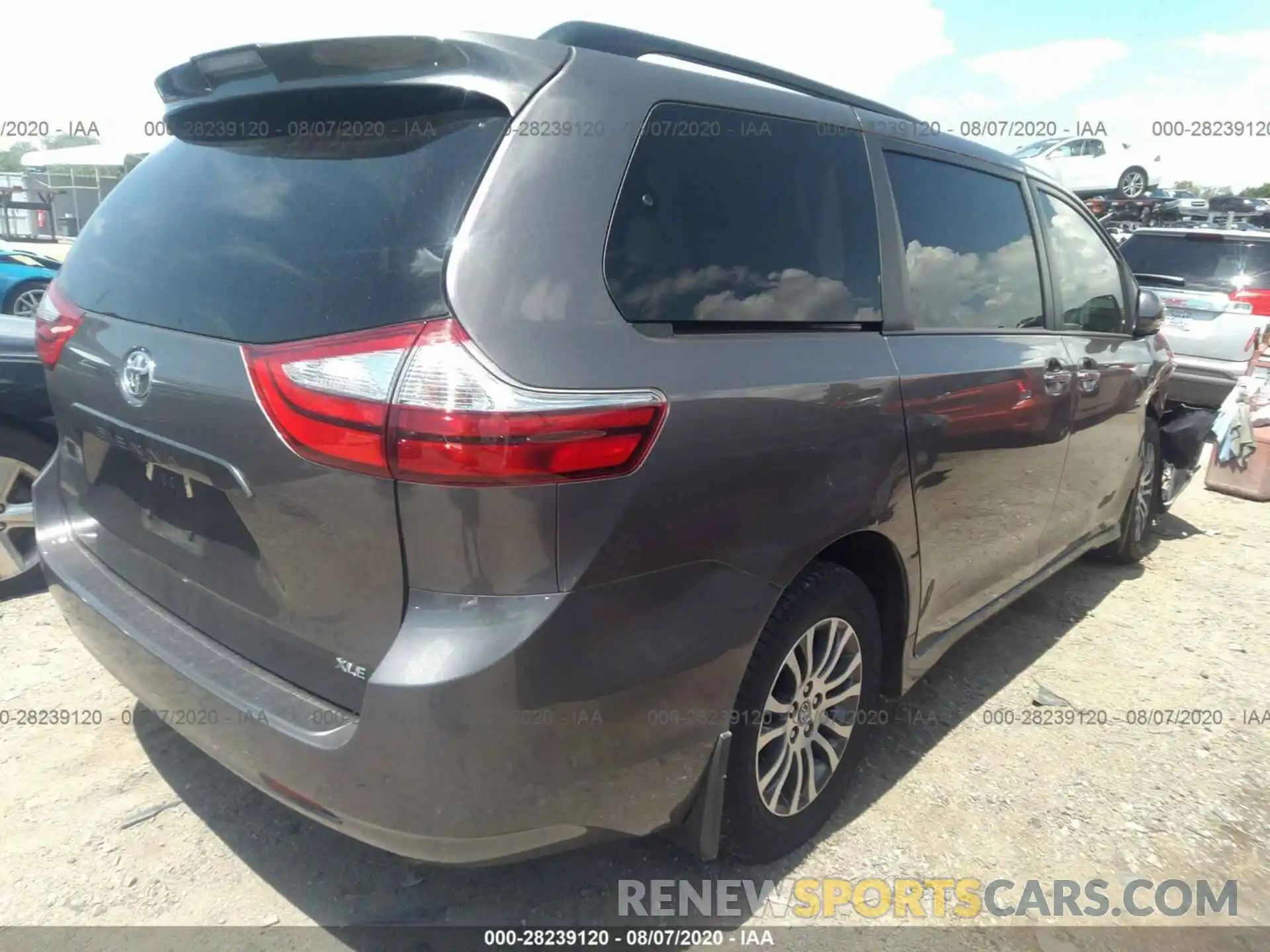 4 Фотография поврежденного автомобиля 5TDYZ3DC4KS004227 TOYOTA SIENNA 2019