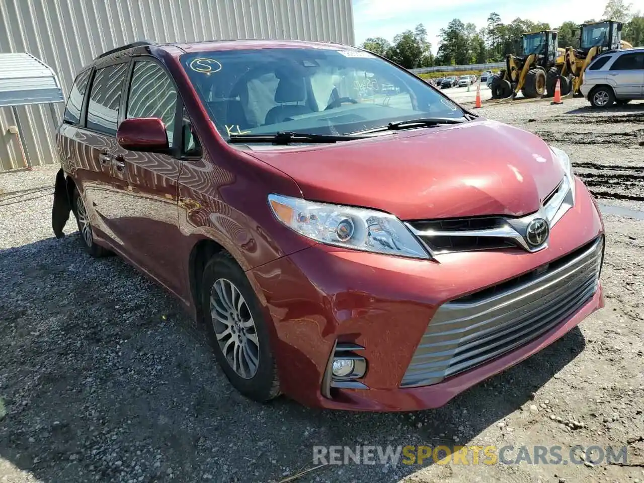 1 Фотография поврежденного автомобиля 5TDYZ3DC4KS006740 TOYOTA SIENNA 2019