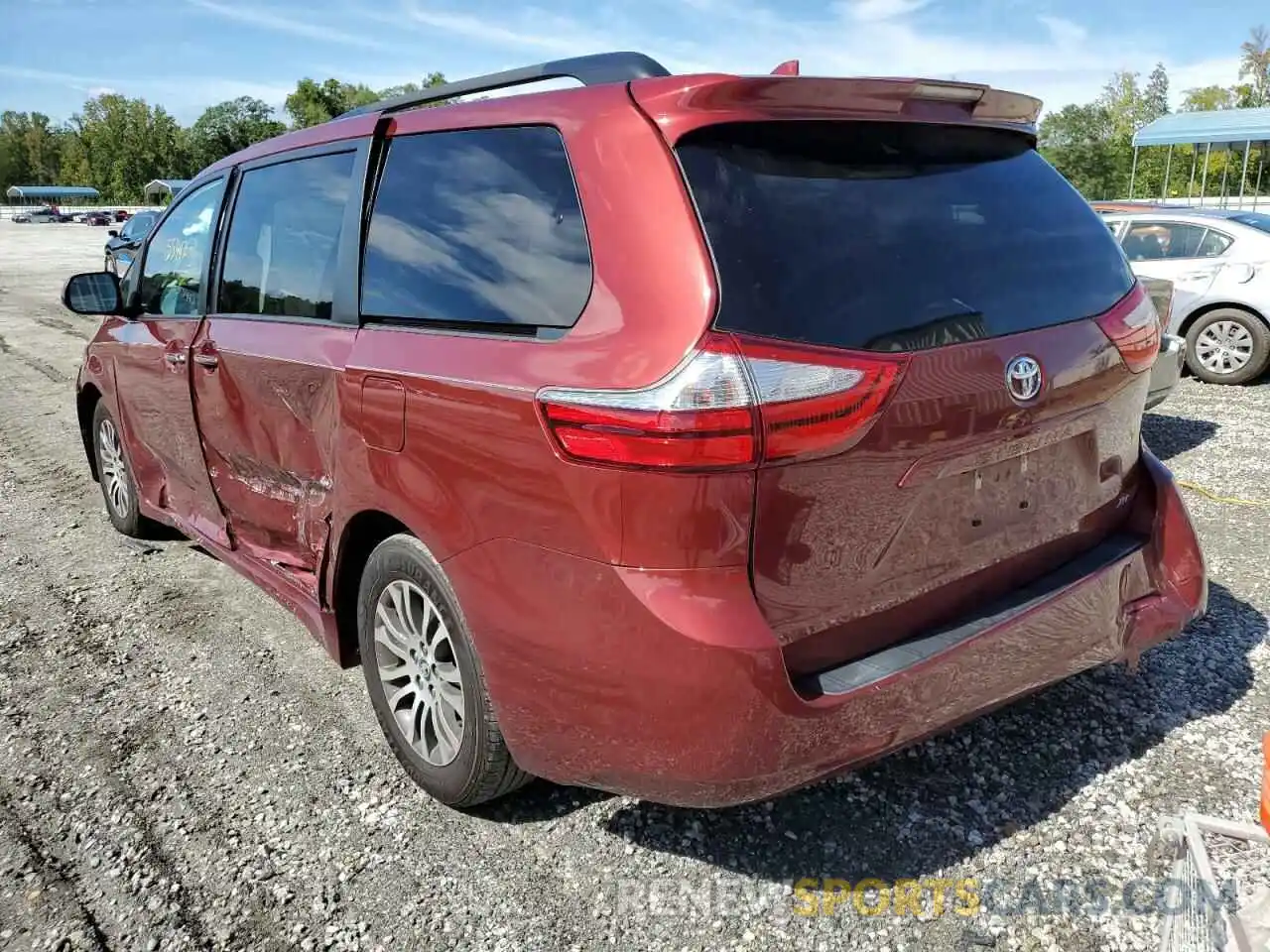 3 Фотография поврежденного автомобиля 5TDYZ3DC4KS006740 TOYOTA SIENNA 2019