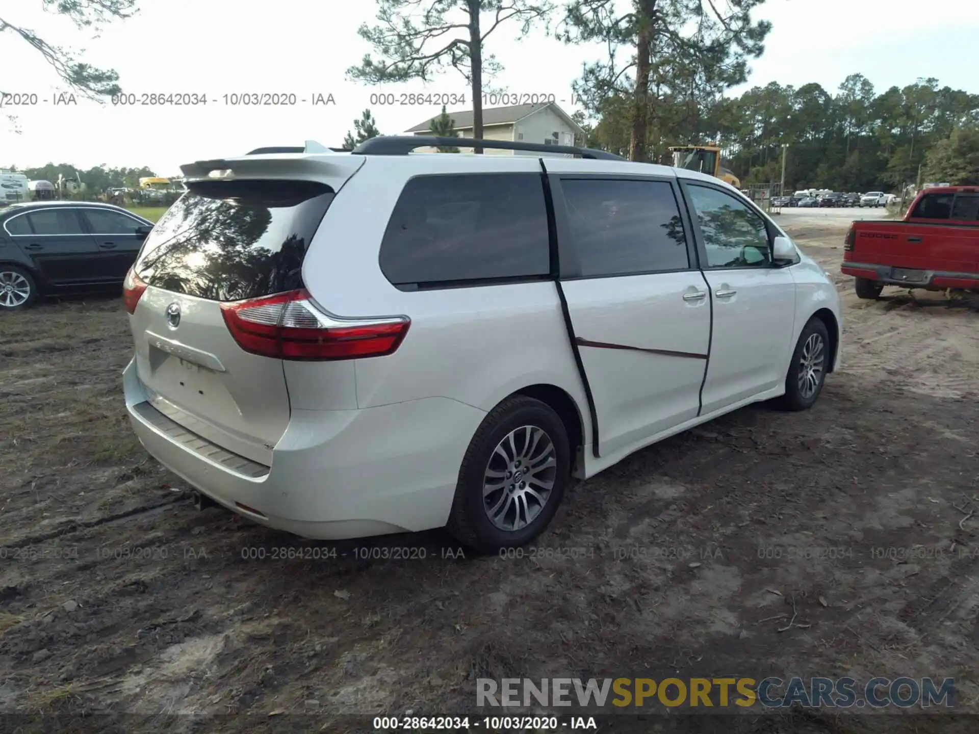 4 Фотография поврежденного автомобиля 5TDYZ3DC4KS013381 TOYOTA SIENNA 2019