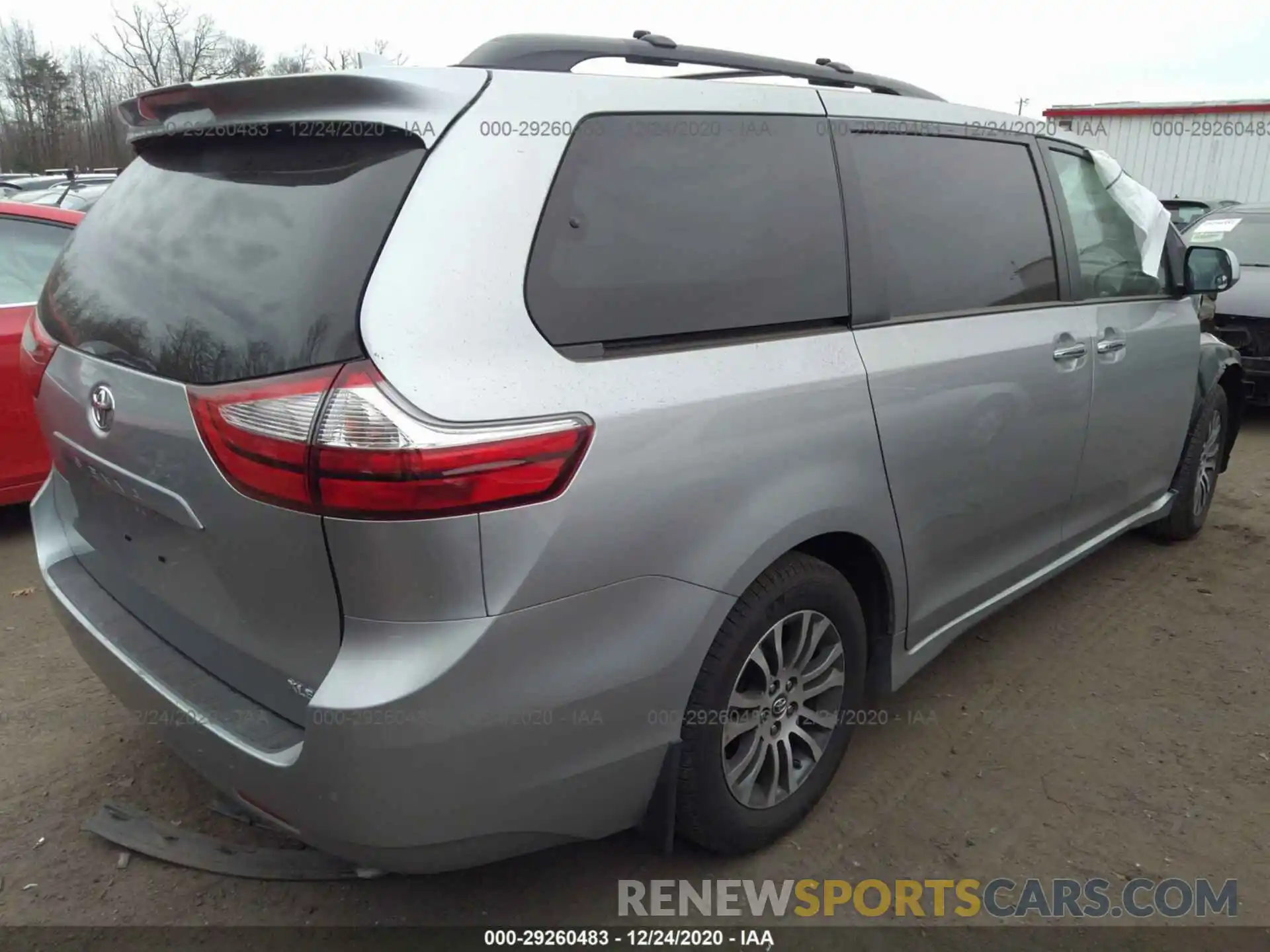 4 Фотография поврежденного автомобиля 5TDYZ3DC4KS967905 TOYOTA SIENNA 2019