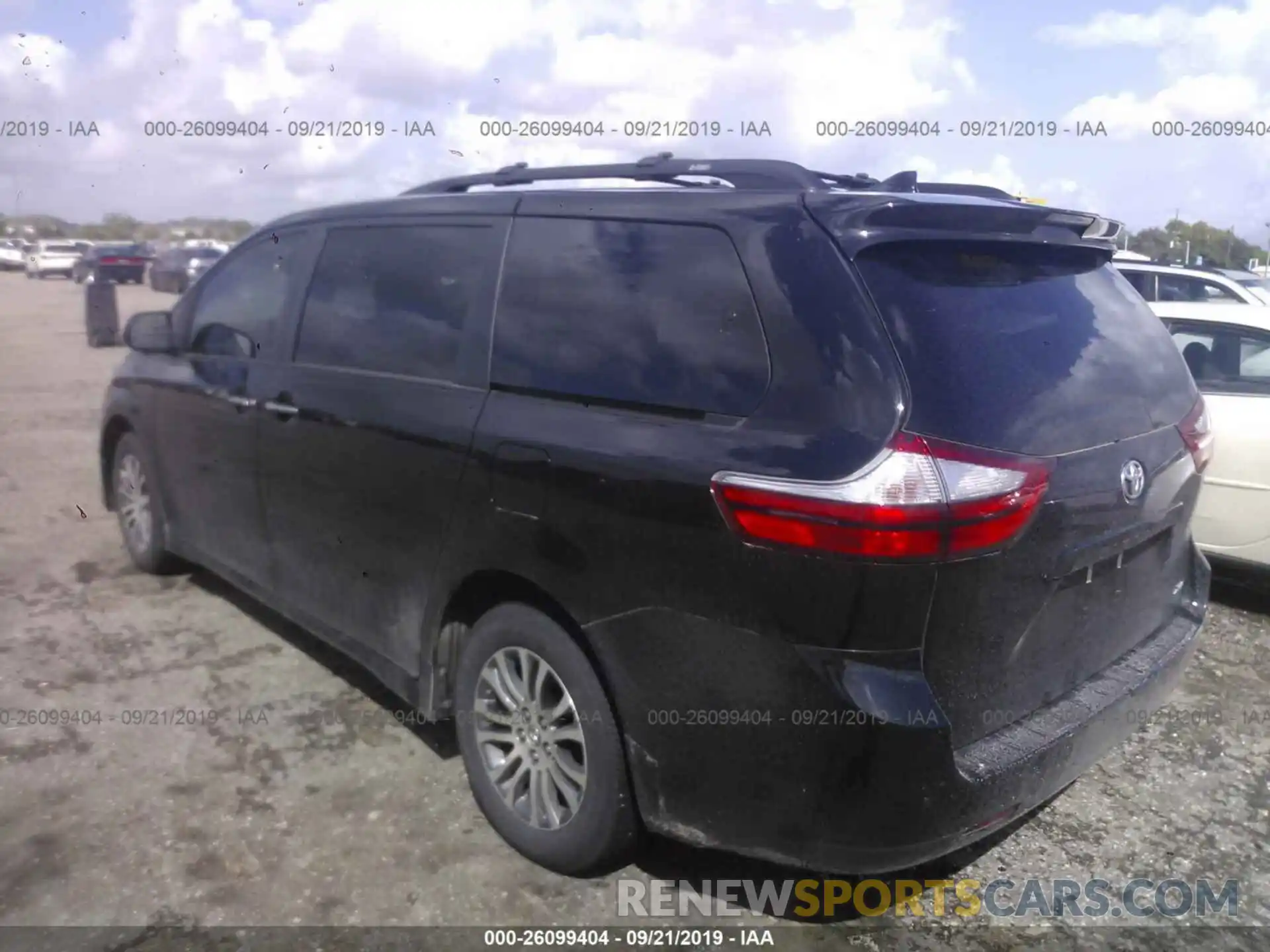 3 Фотография поврежденного автомобиля 5TDYZ3DC4KS972652 TOYOTA SIENNA 2019