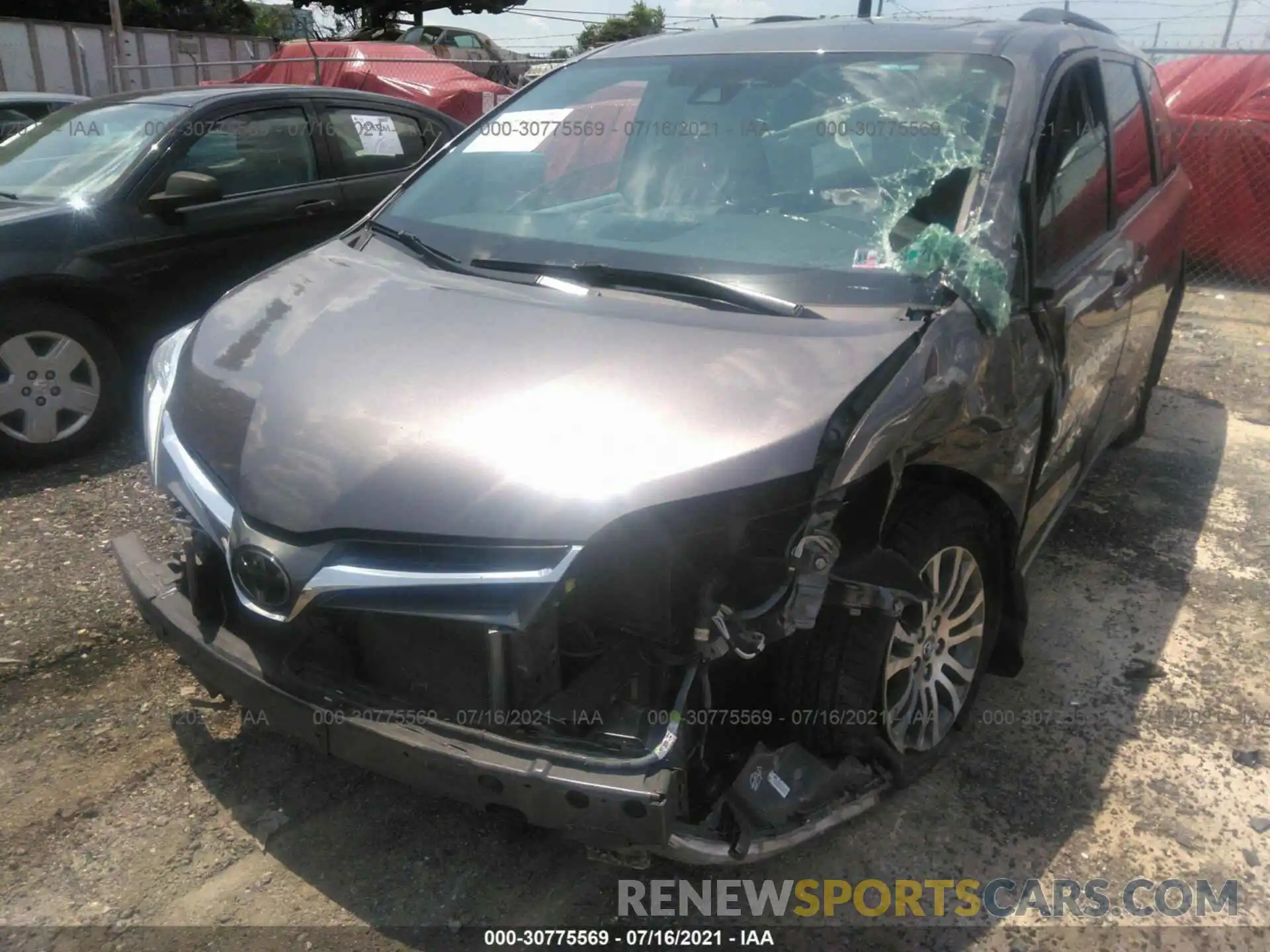 6 Photograph of a damaged car 5TDYZ3DC4KS973414 TOYOTA SIENNA 2019