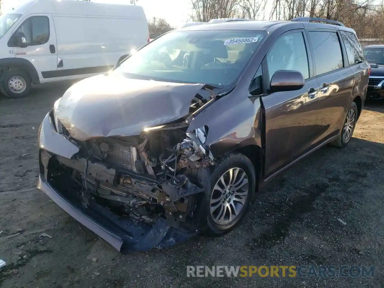 2 Photograph of a damaged car 5TDYZ3DC4KS976880 TOYOTA SIENNA 2019