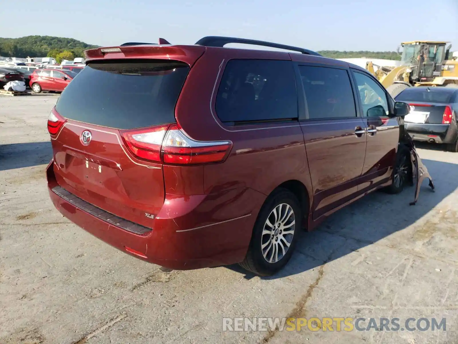 4 Фотография поврежденного автомобиля 5TDYZ3DC4KS979598 TOYOTA SIENNA 2019