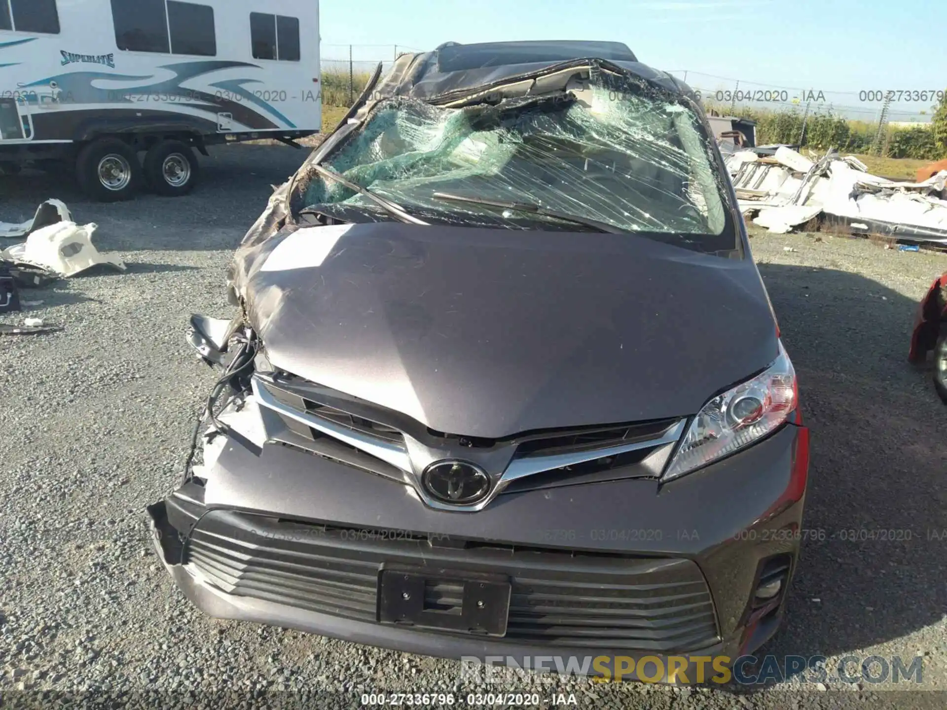 6 Photograph of a damaged car 5TDYZ3DC5KS968271 TOYOTA SIENNA 2019