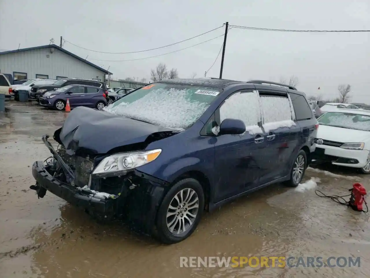 1 Photograph of a damaged car 5TDYZ3DC5KS978315 TOYOTA SIENNA 2019