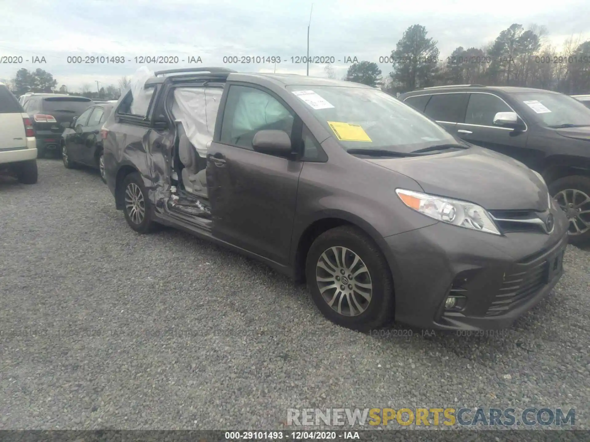 1 Photograph of a damaged car 5TDYZ3DC5KS980274 TOYOTA SIENNA 2019