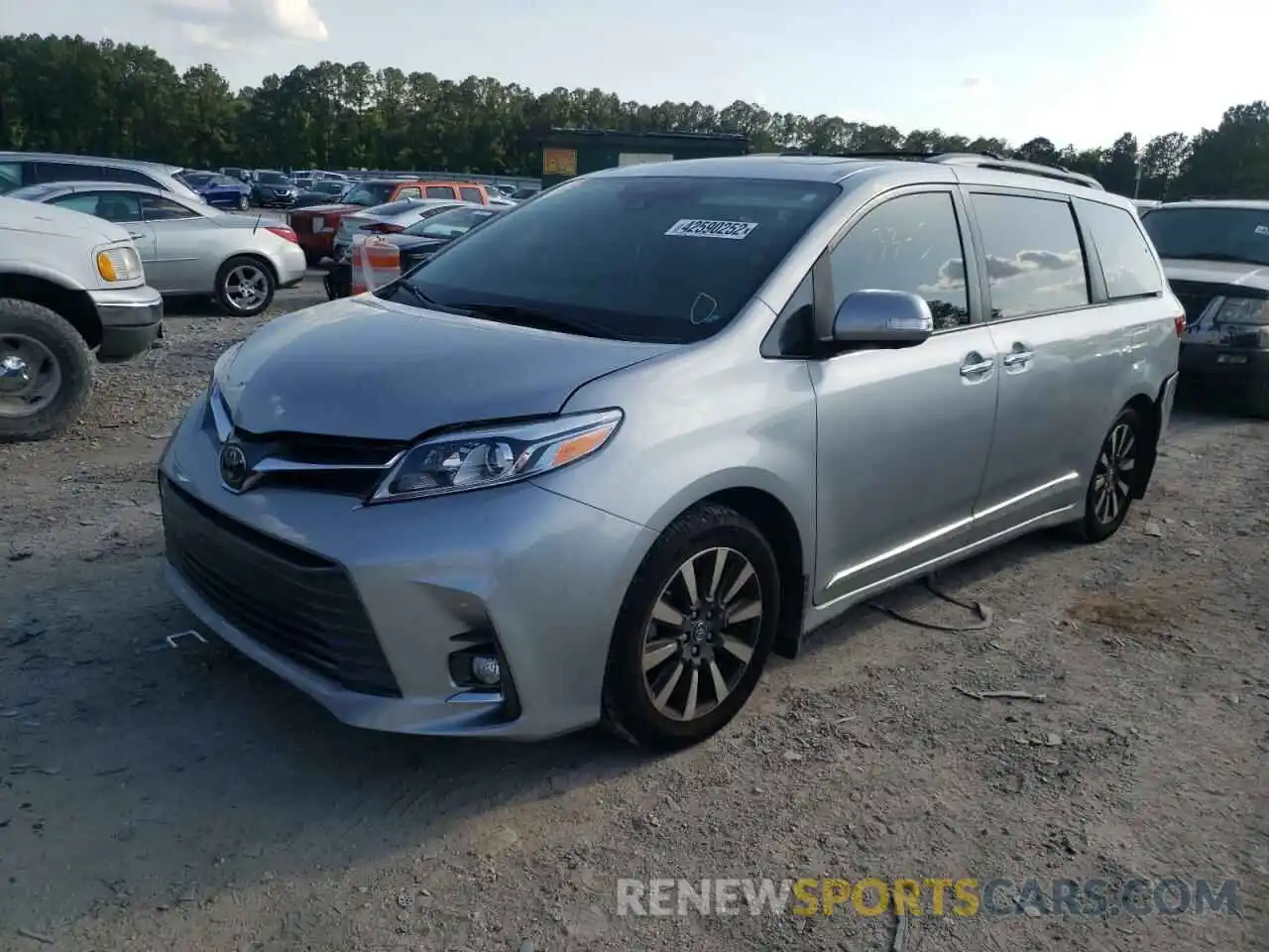 2 Фотография поврежденного автомобиля 5TDYZ3DC5KS999925 TOYOTA SIENNA 2019