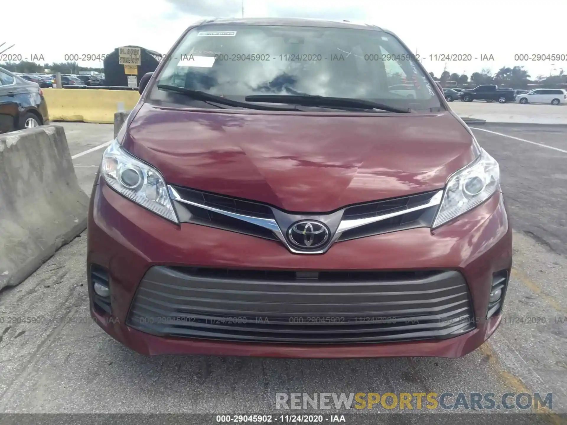 6 Photograph of a damaged car 5TDYZ3DC6KS004357 TOYOTA SIENNA 2019