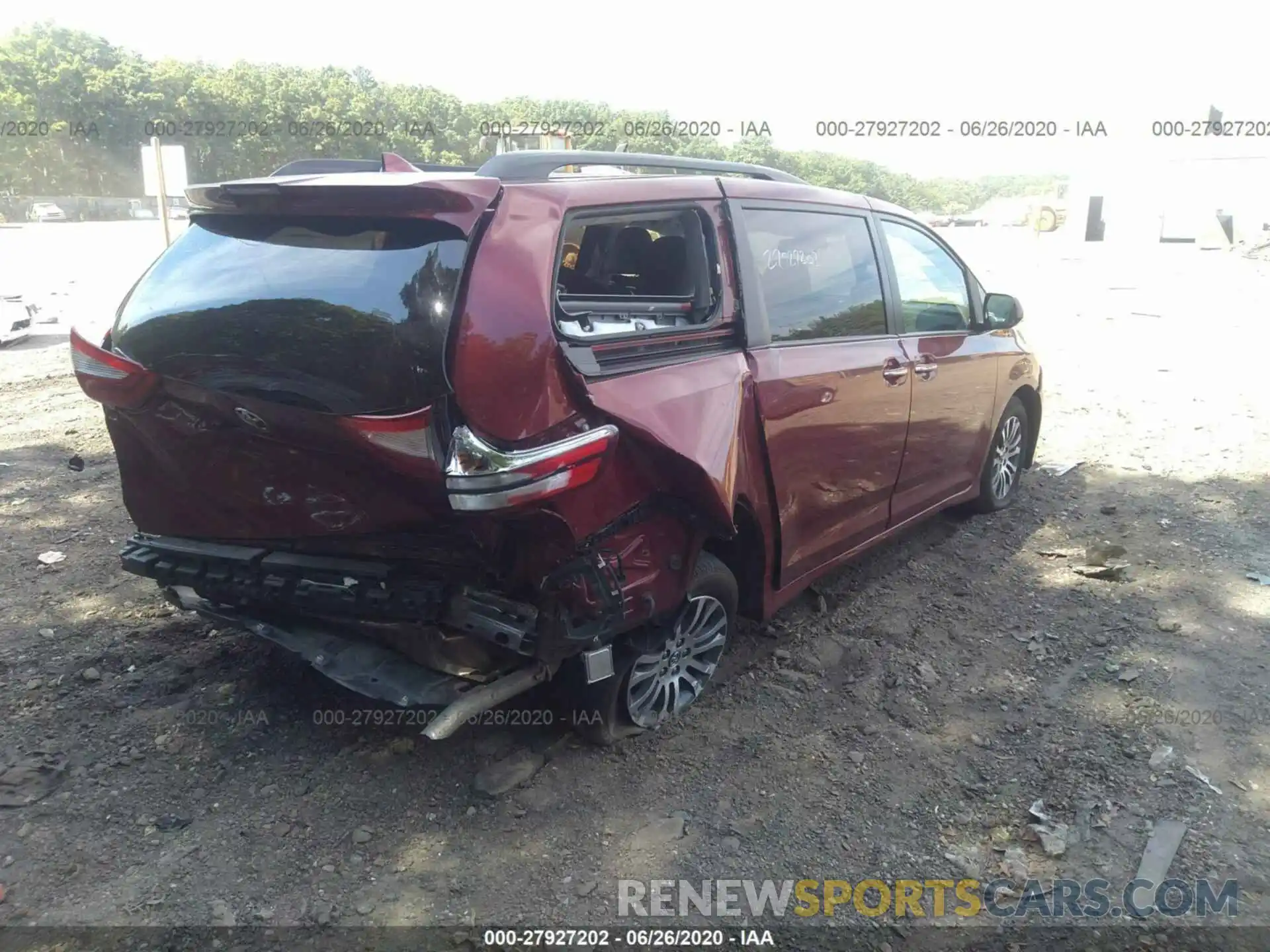 4 Фотография поврежденного автомобиля 5TDYZ3DC6KS972667 TOYOTA SIENNA 2019