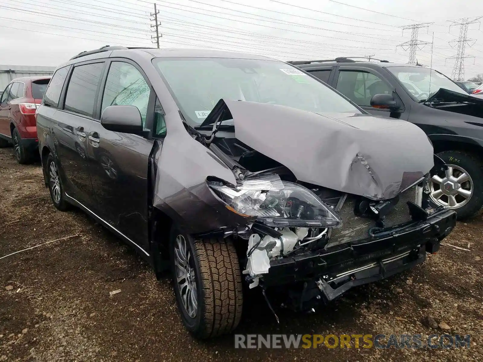 1 Photograph of a damaged car 5TDYZ3DC6KS997326 TOYOTA SIENNA 2019