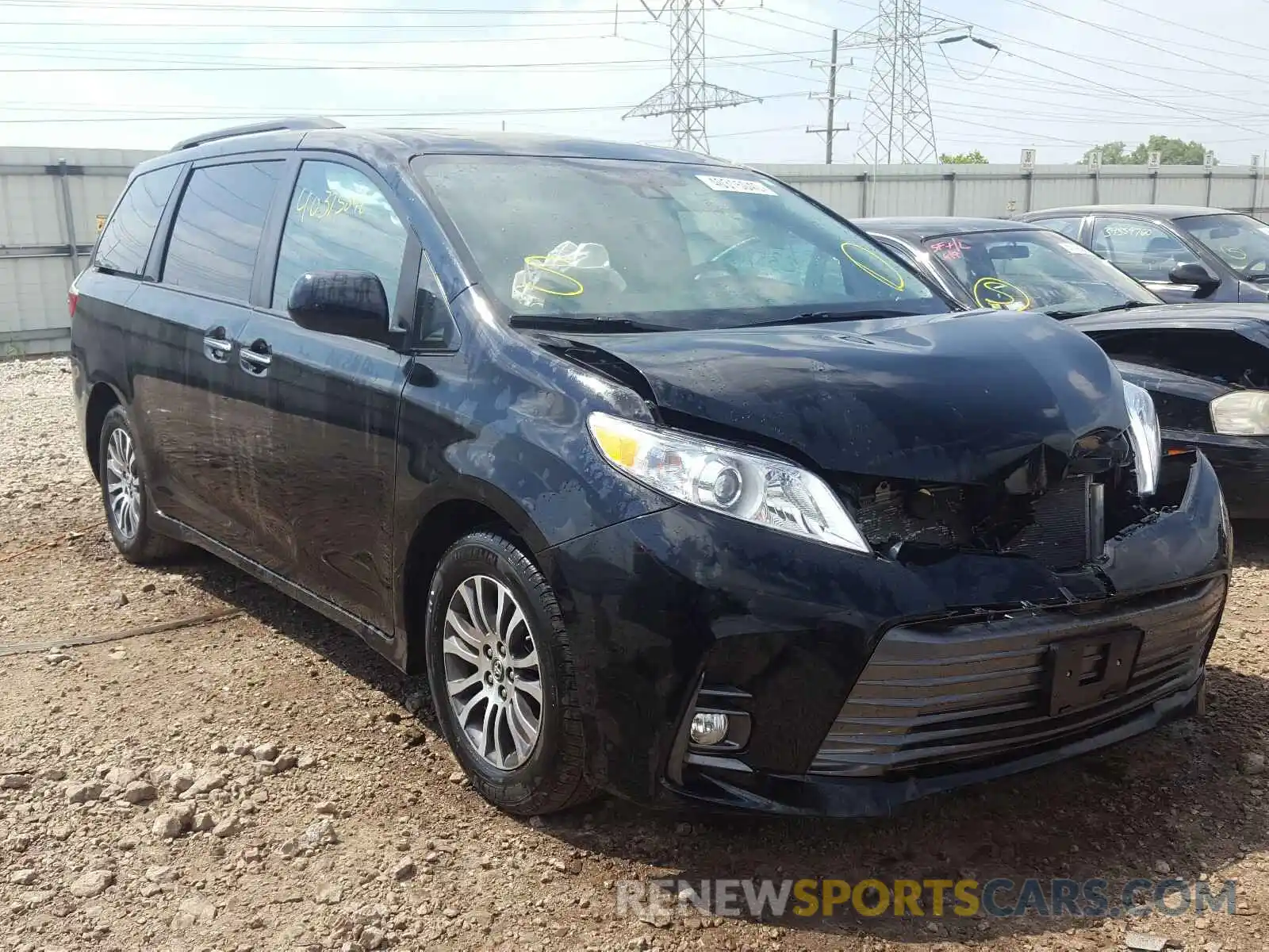 1 Photograph of a damaged car 5TDYZ3DC6KS997729 TOYOTA SIENNA 2019