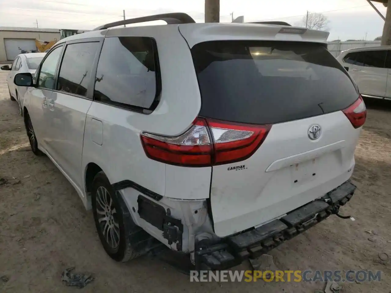 3 Фотография поврежденного автомобиля 5TDYZ3DC7KS009518 TOYOTA SIENNA 2019