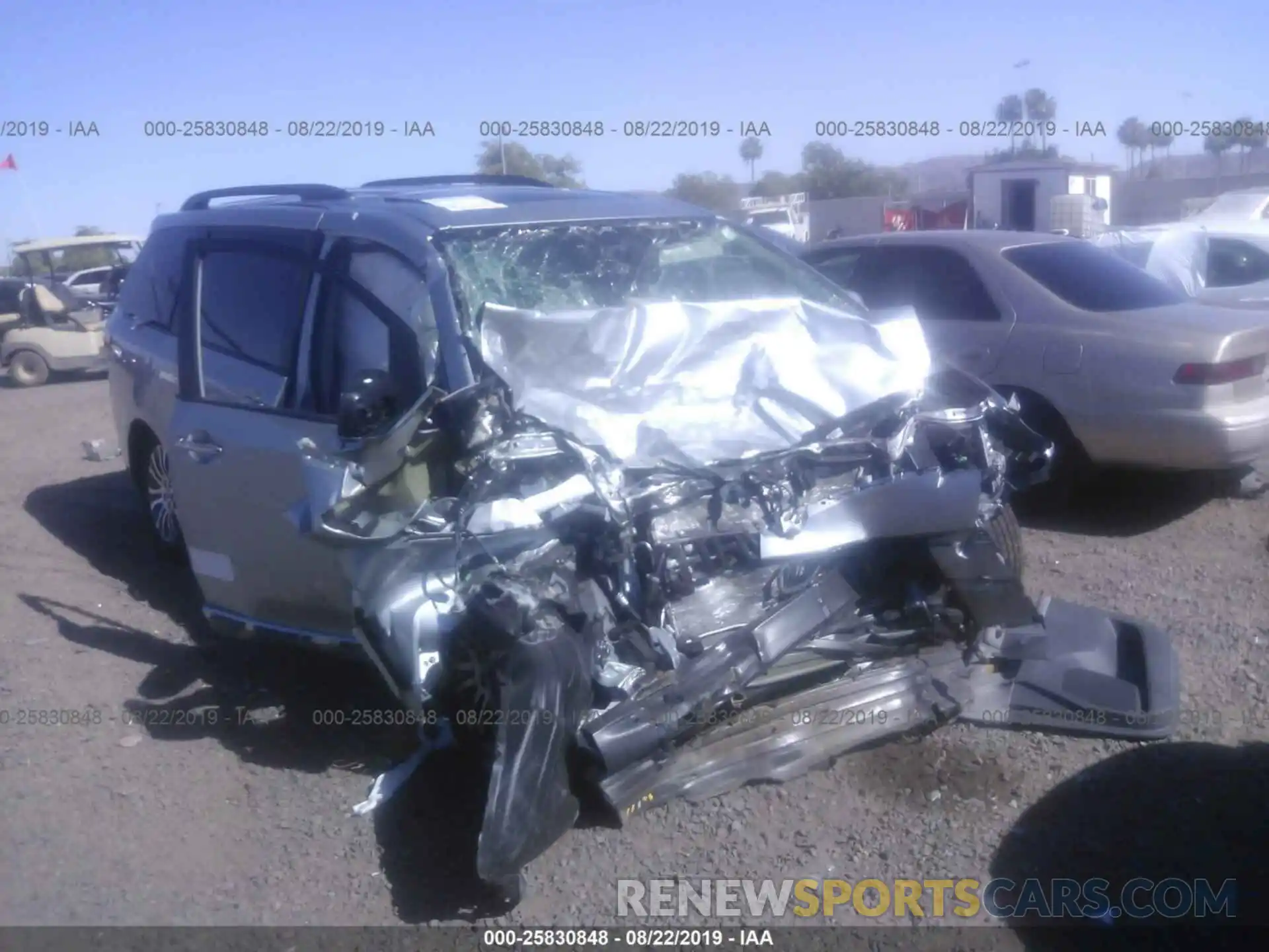 6 Photograph of a damaged car 5TDYZ3DC7KS013830 TOYOTA SIENNA 2019