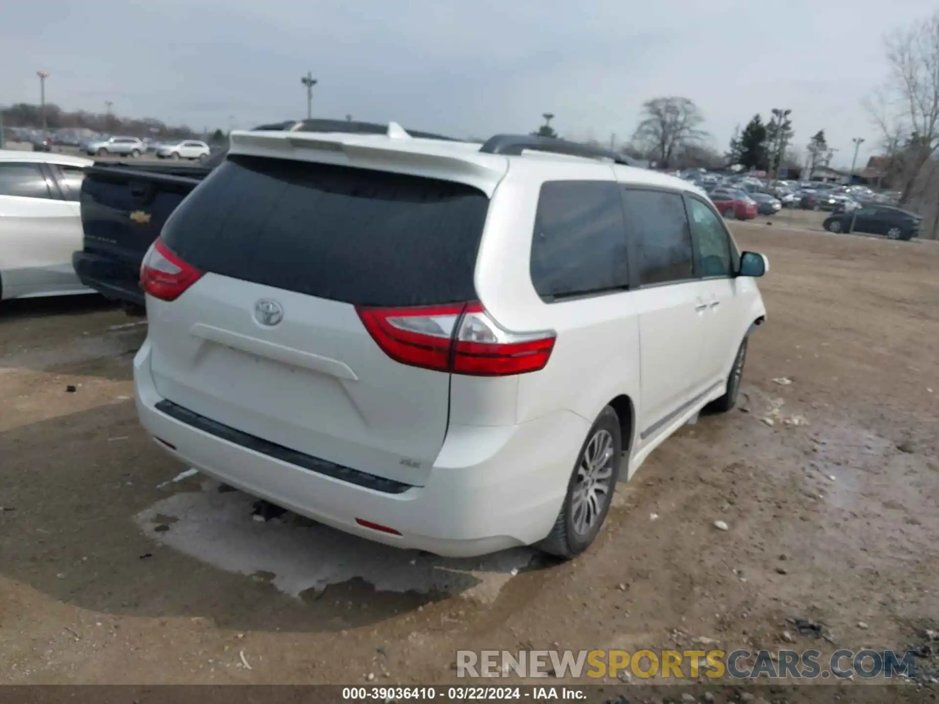 4 Фотография поврежденного автомобиля 5TDYZ3DC7KS967171 TOYOTA SIENNA 2019