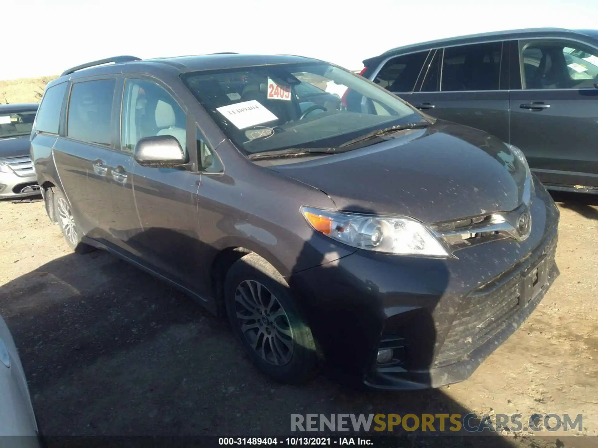 1 Photograph of a damaged car 5TDYZ3DC7KS970684 TOYOTA SIENNA 2019