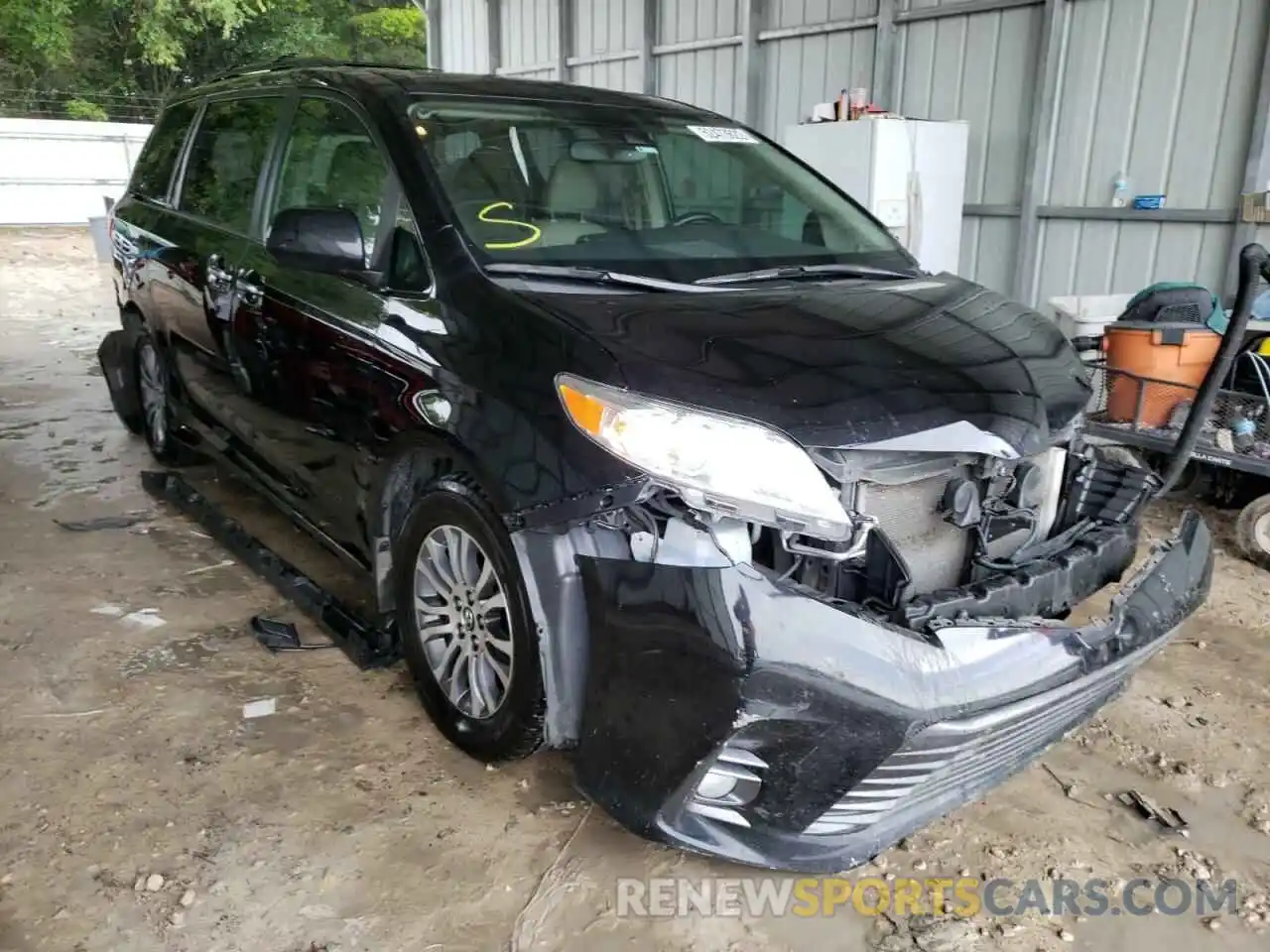 1 Photograph of a damaged car 5TDYZ3DC7KS972614 TOYOTA SIENNA 2019