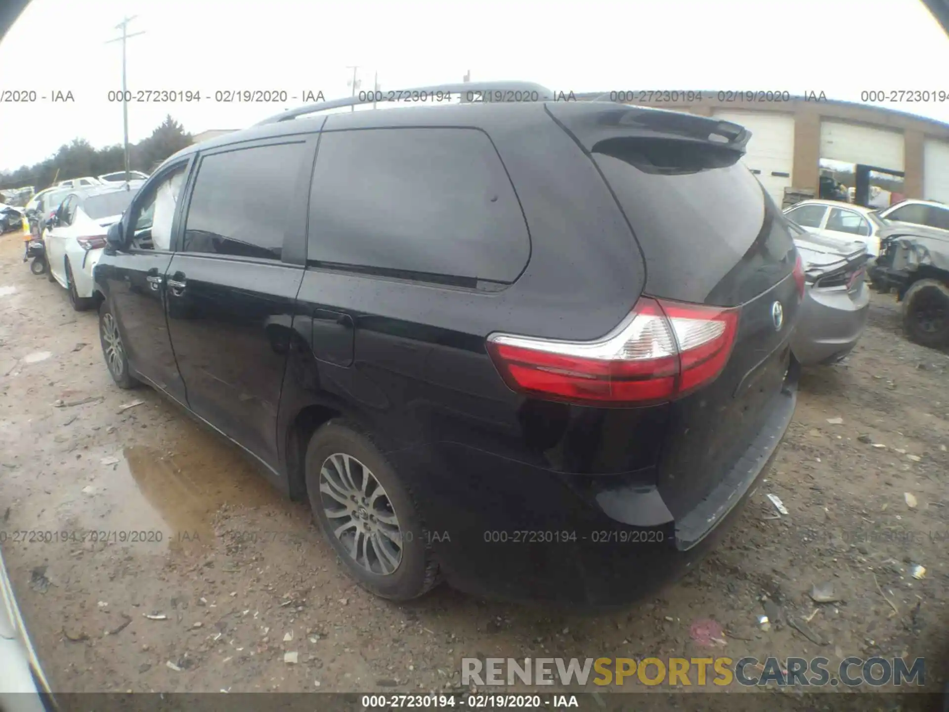 3 Фотография поврежденного автомобиля 5TDYZ3DC7KS980910 TOYOTA SIENNA 2019