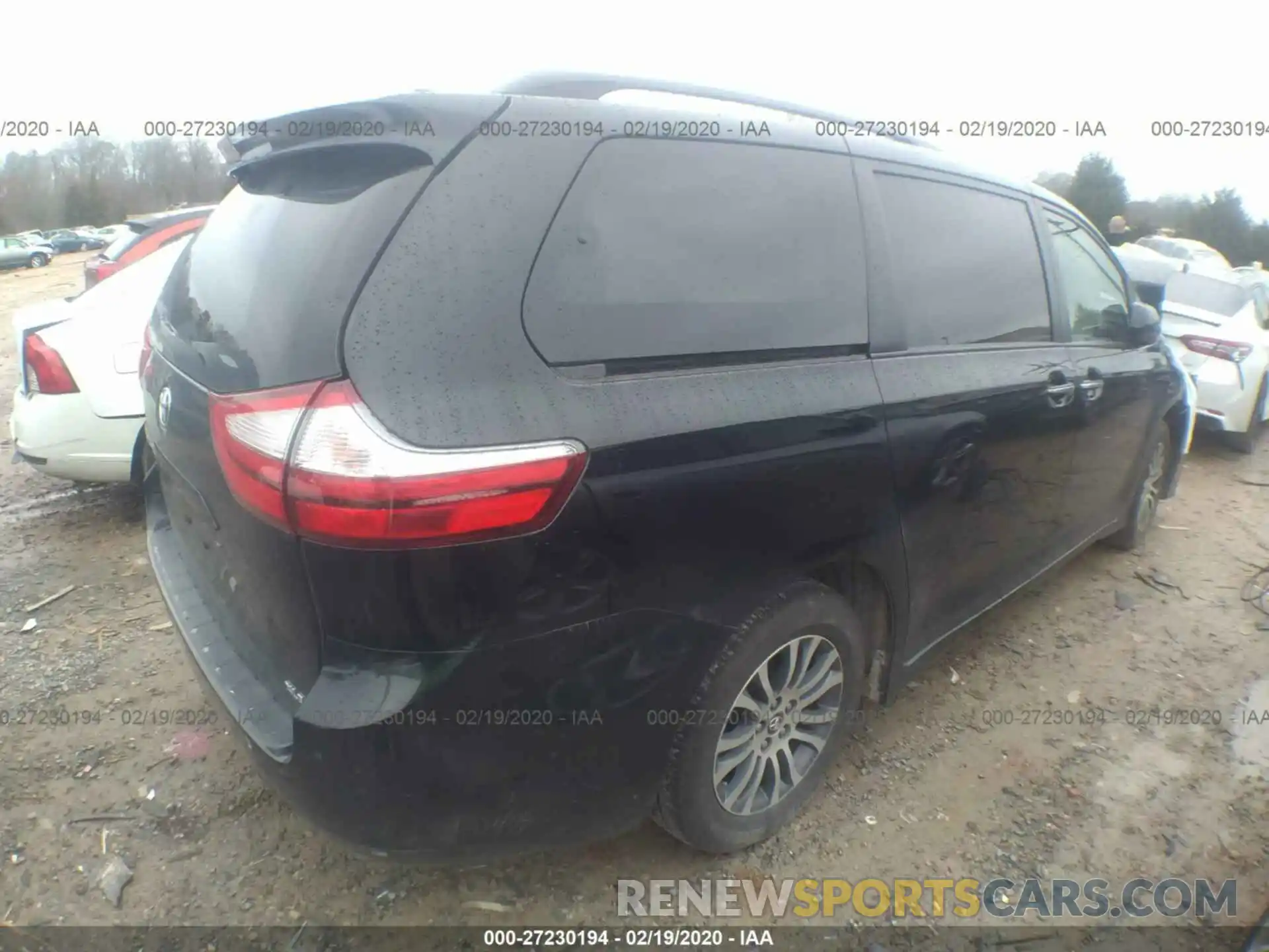 4 Фотография поврежденного автомобиля 5TDYZ3DC7KS980910 TOYOTA SIENNA 2019