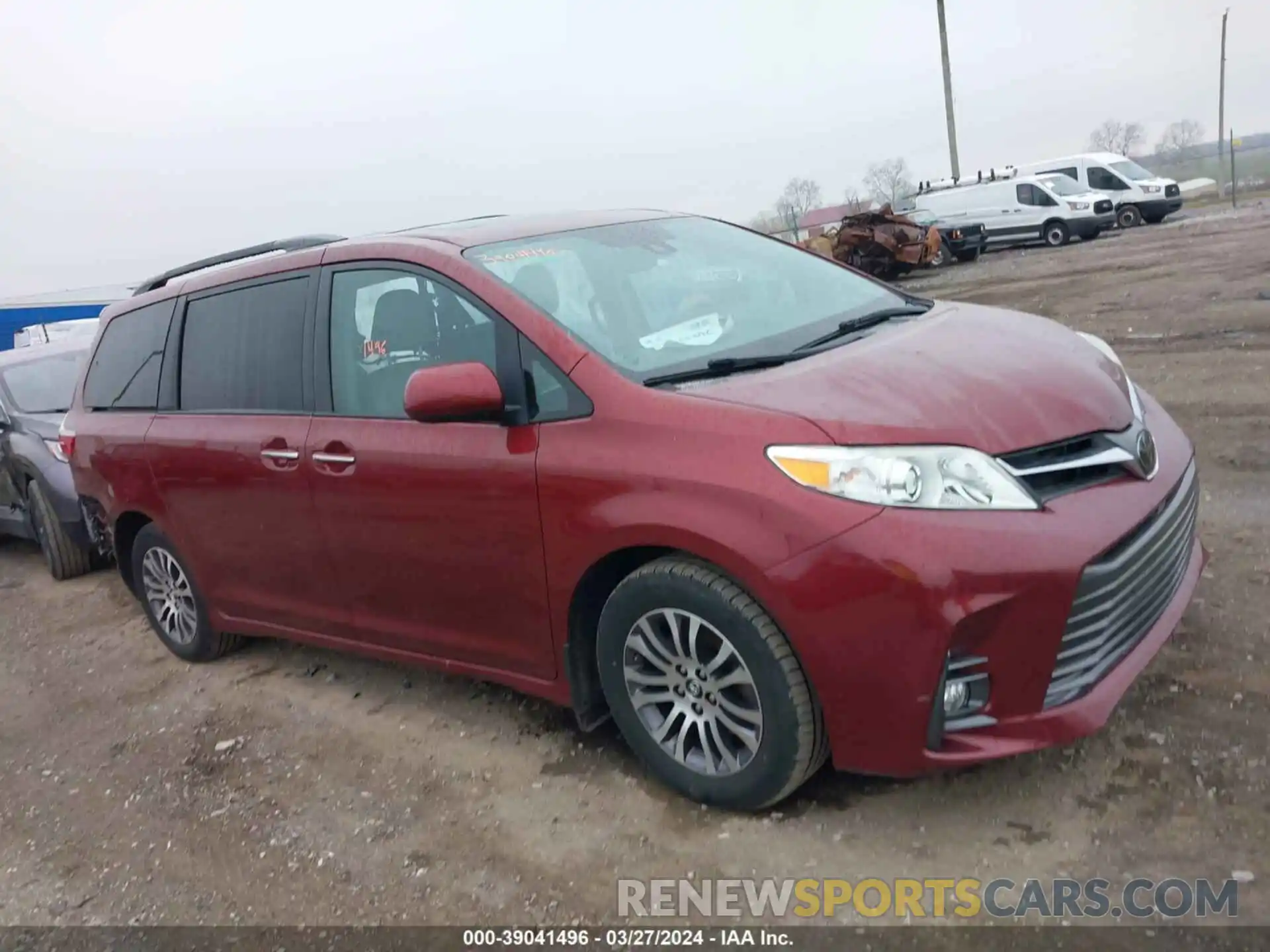 11 Фотография поврежденного автомобиля 5TDYZ3DC7KS981877 TOYOTA SIENNA 2019