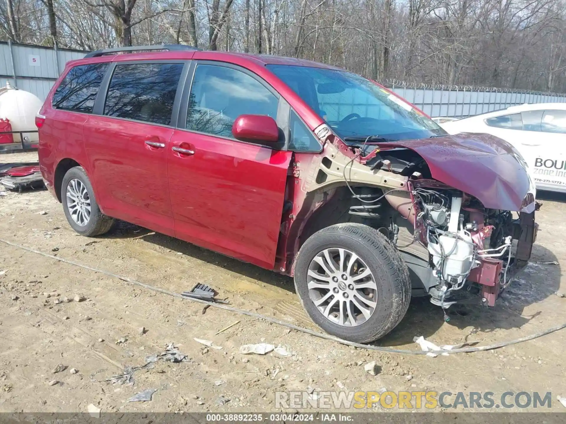 1 Photograph of a damaged car 5TDYZ3DC7KS983287 TOYOTA SIENNA 2019