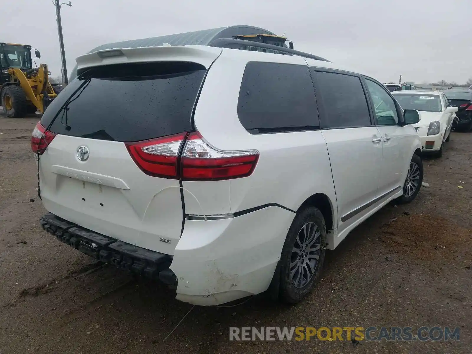 4 Фотография поврежденного автомобиля 5TDYZ3DC7KS984634 TOYOTA SIENNA 2019