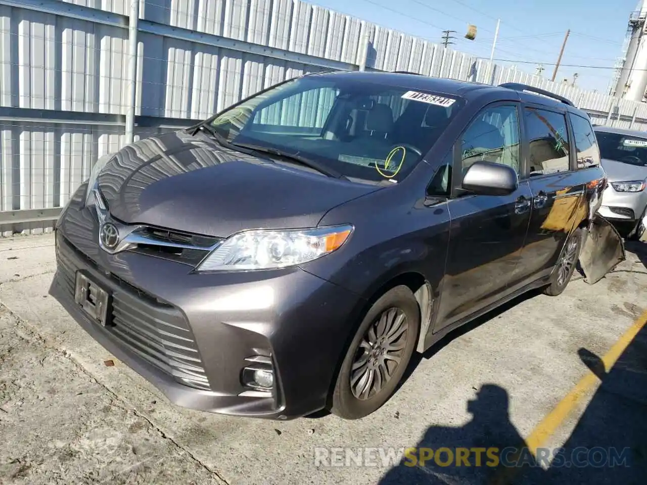 2 Photograph of a damaged car 5TDYZ3DC7KS991258 TOYOTA SIENNA 2019