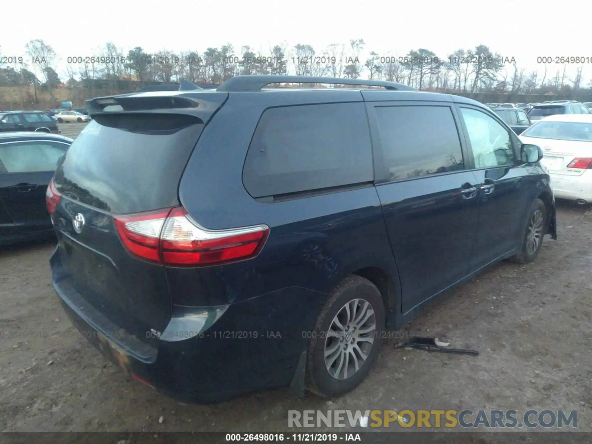 4 Фотография поврежденного автомобиля 5TDYZ3DC8KS003694 TOYOTA SIENNA 2019