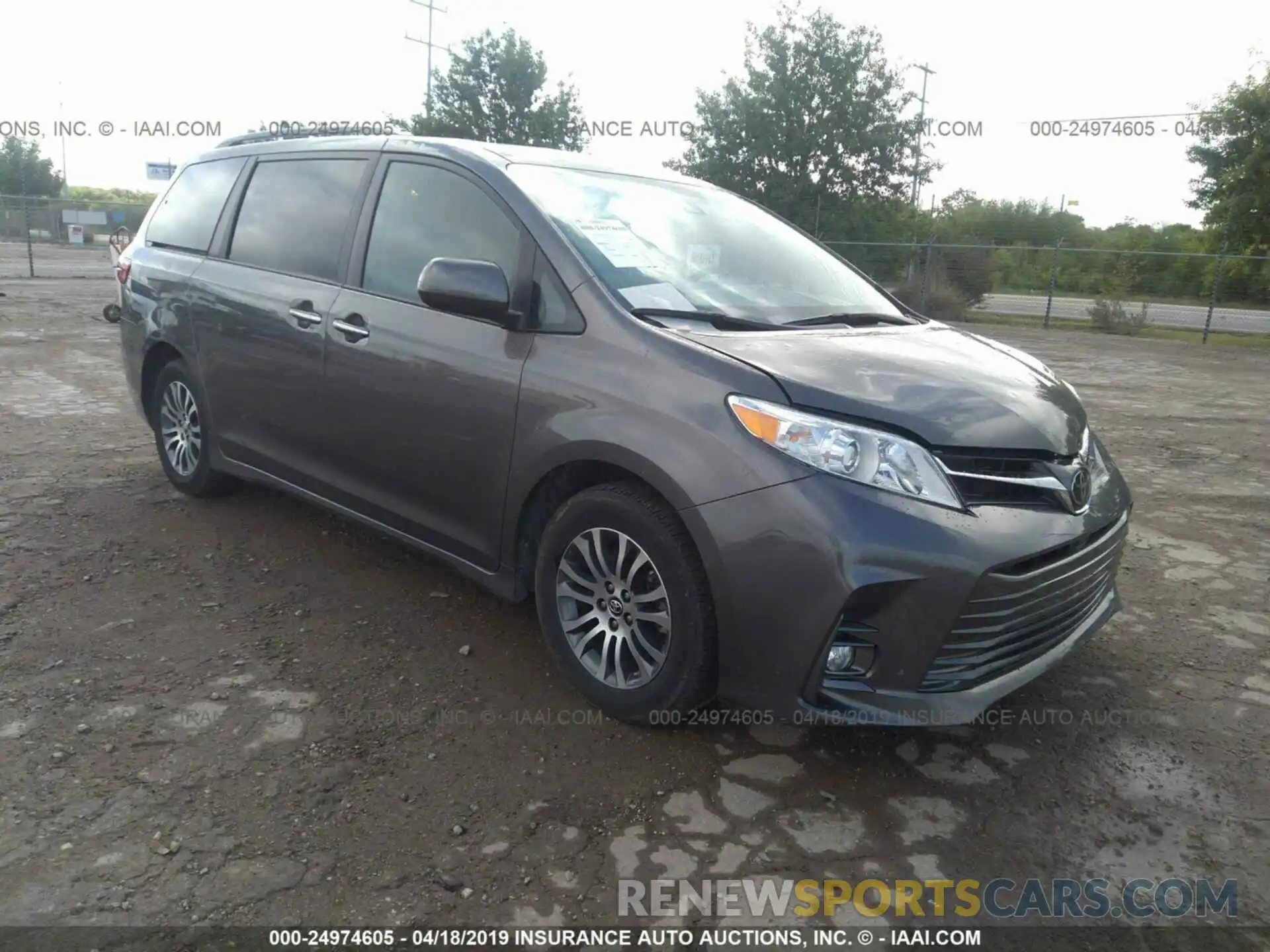 1 Photograph of a damaged car 5TDYZ3DC8KS981094 TOYOTA SIENNA 2019